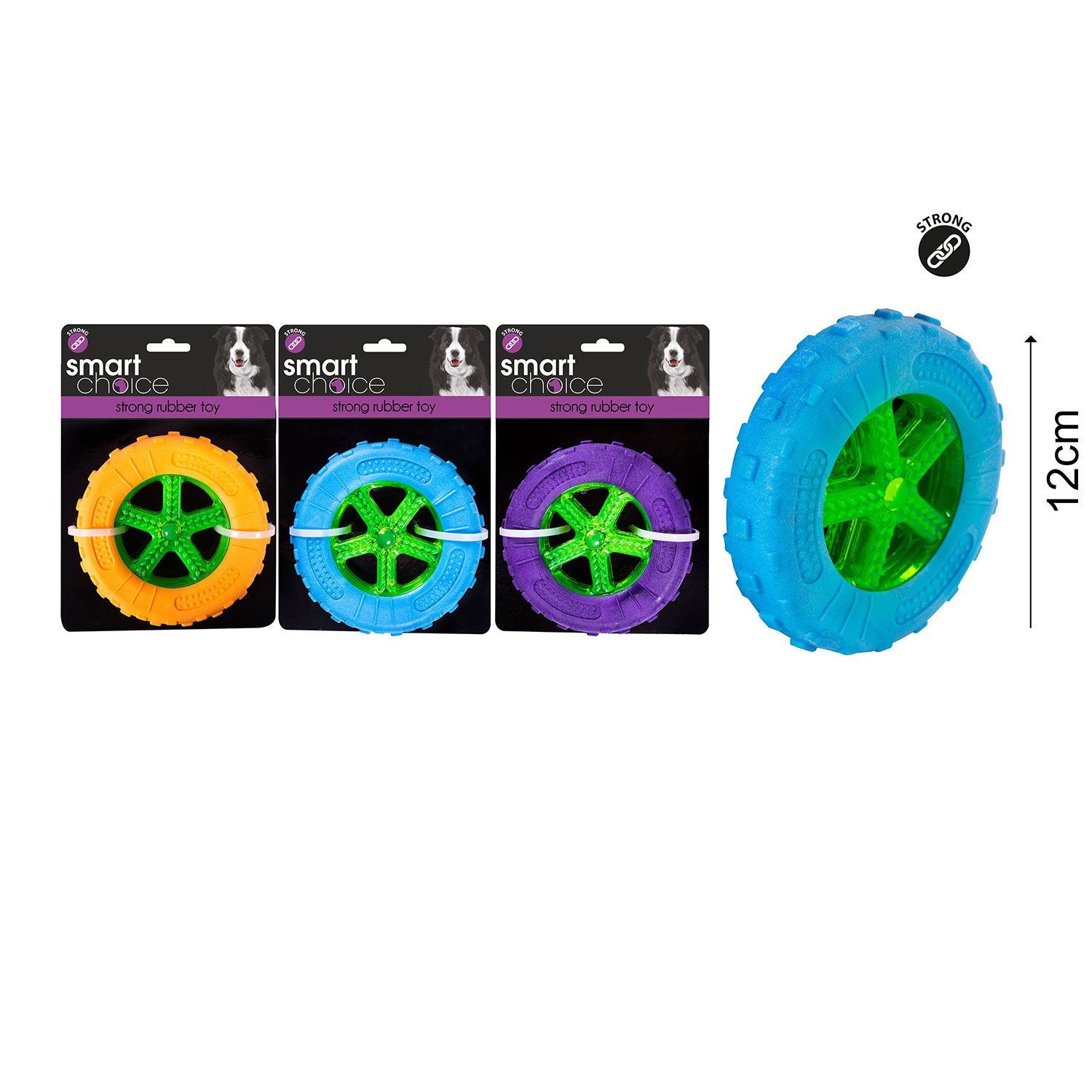 Strong Rubber Tyre Dog Toy