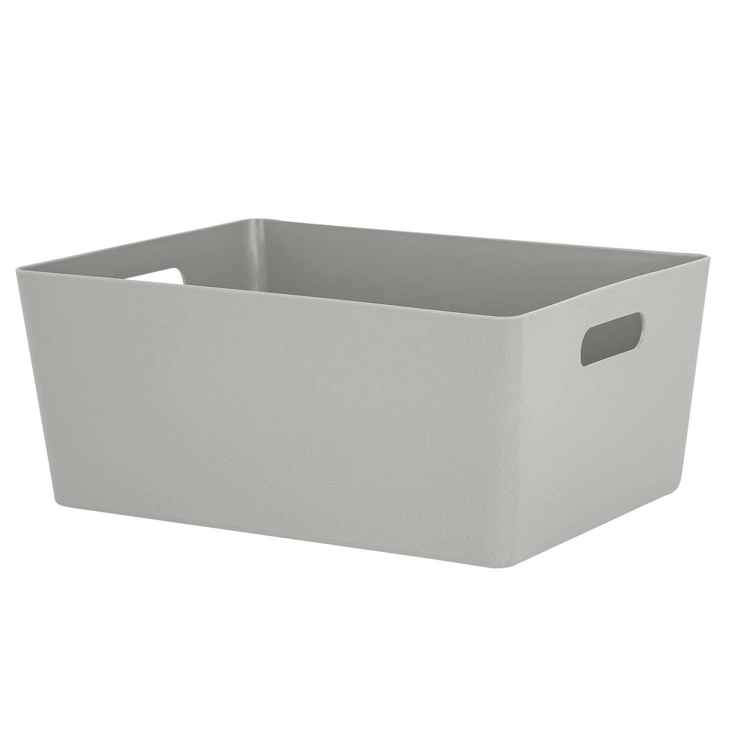 Studio 2 Etched Light Grey 5.02 Storage Basket