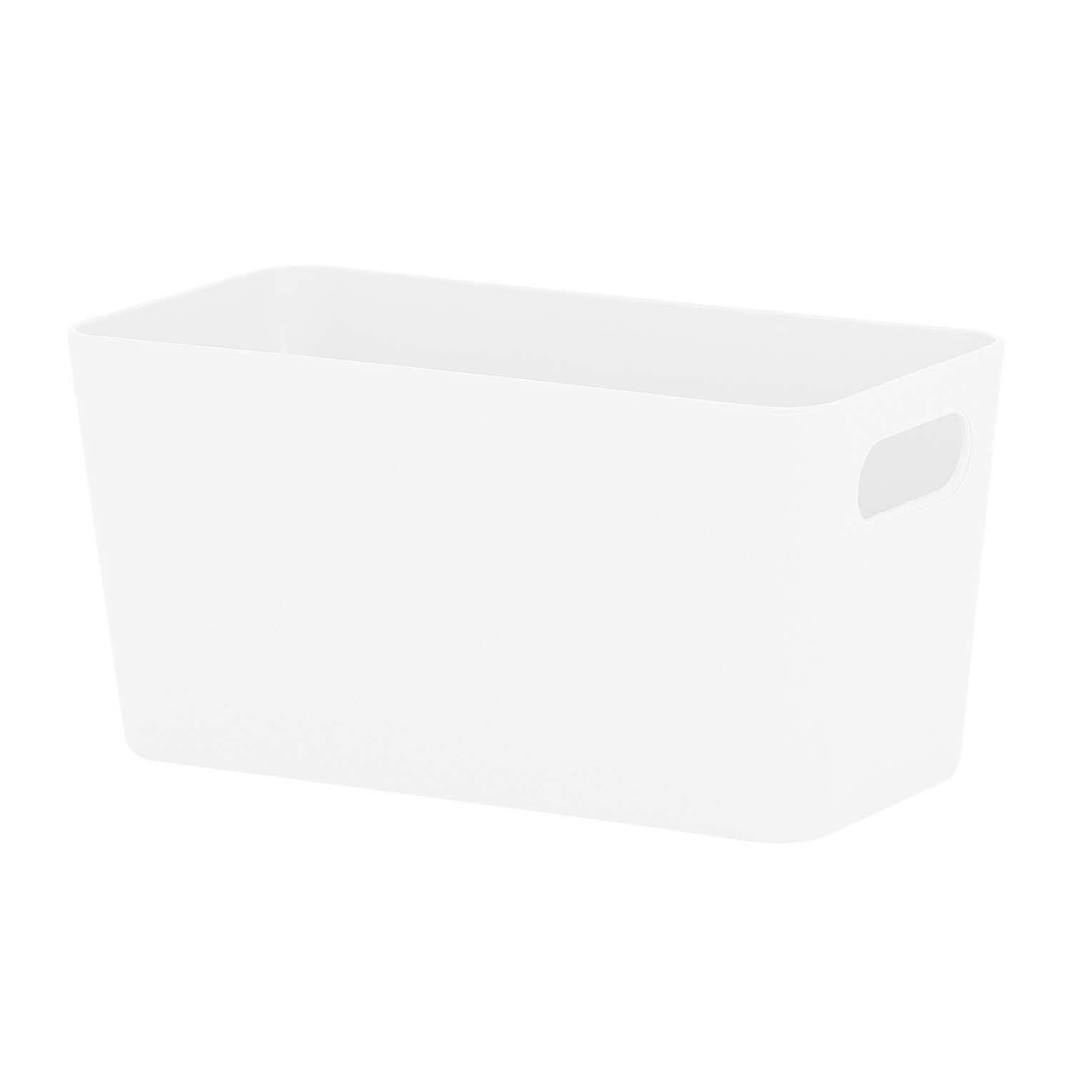 Studio 2 Etched White 6.01 Storage Basket