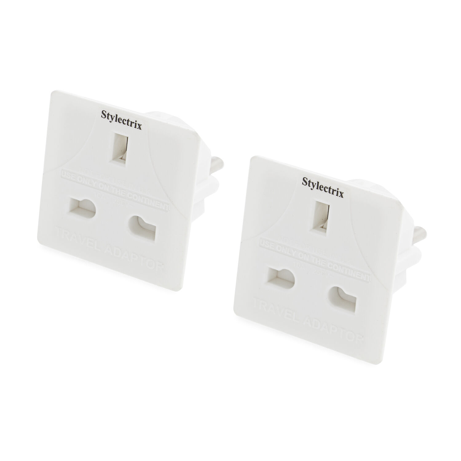 Stylectrix Travel Adaptor 2 Pack