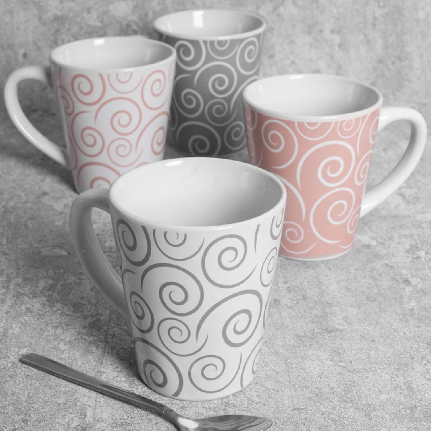 Swirl Conical Mug