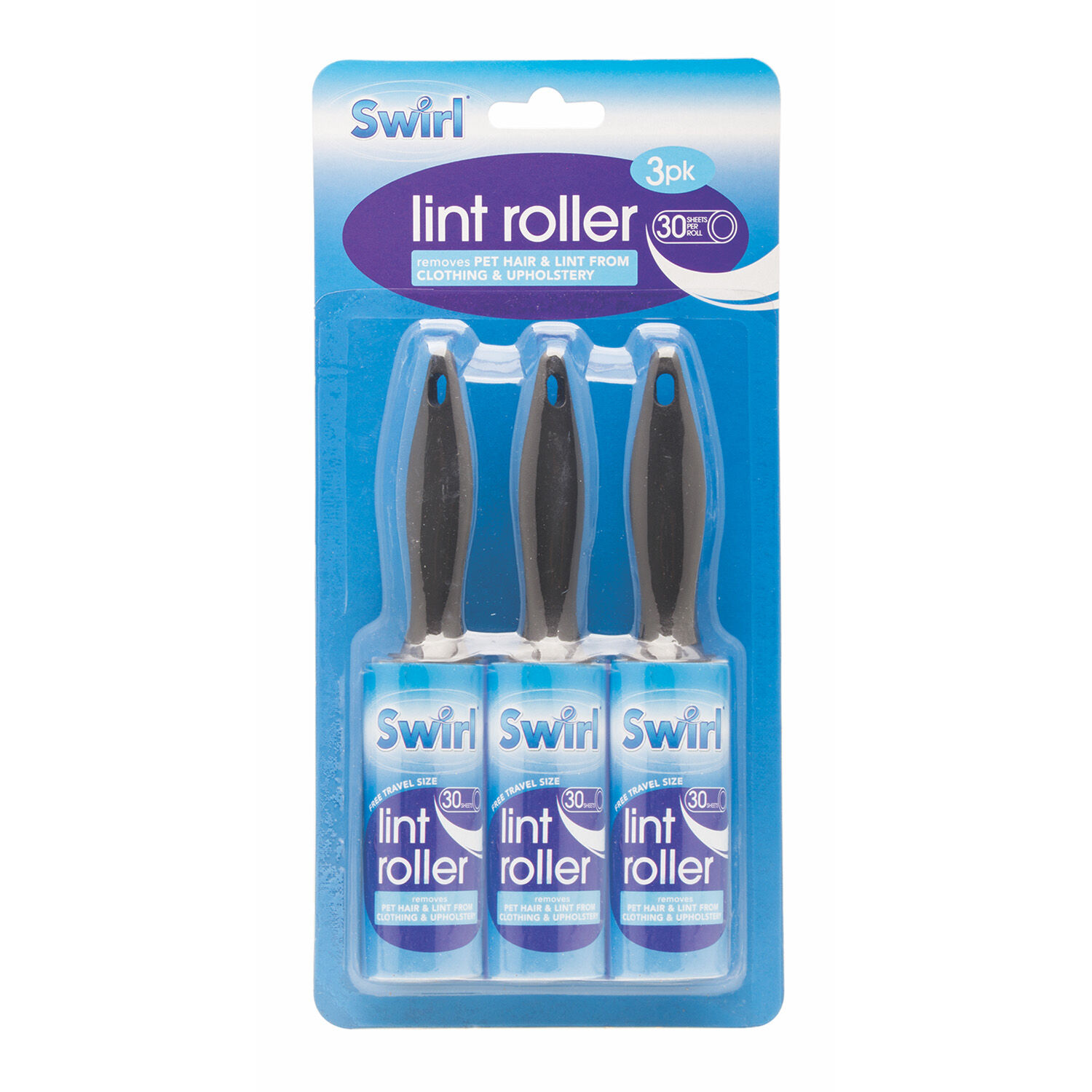 Swirl Lint Roller 3 Pack