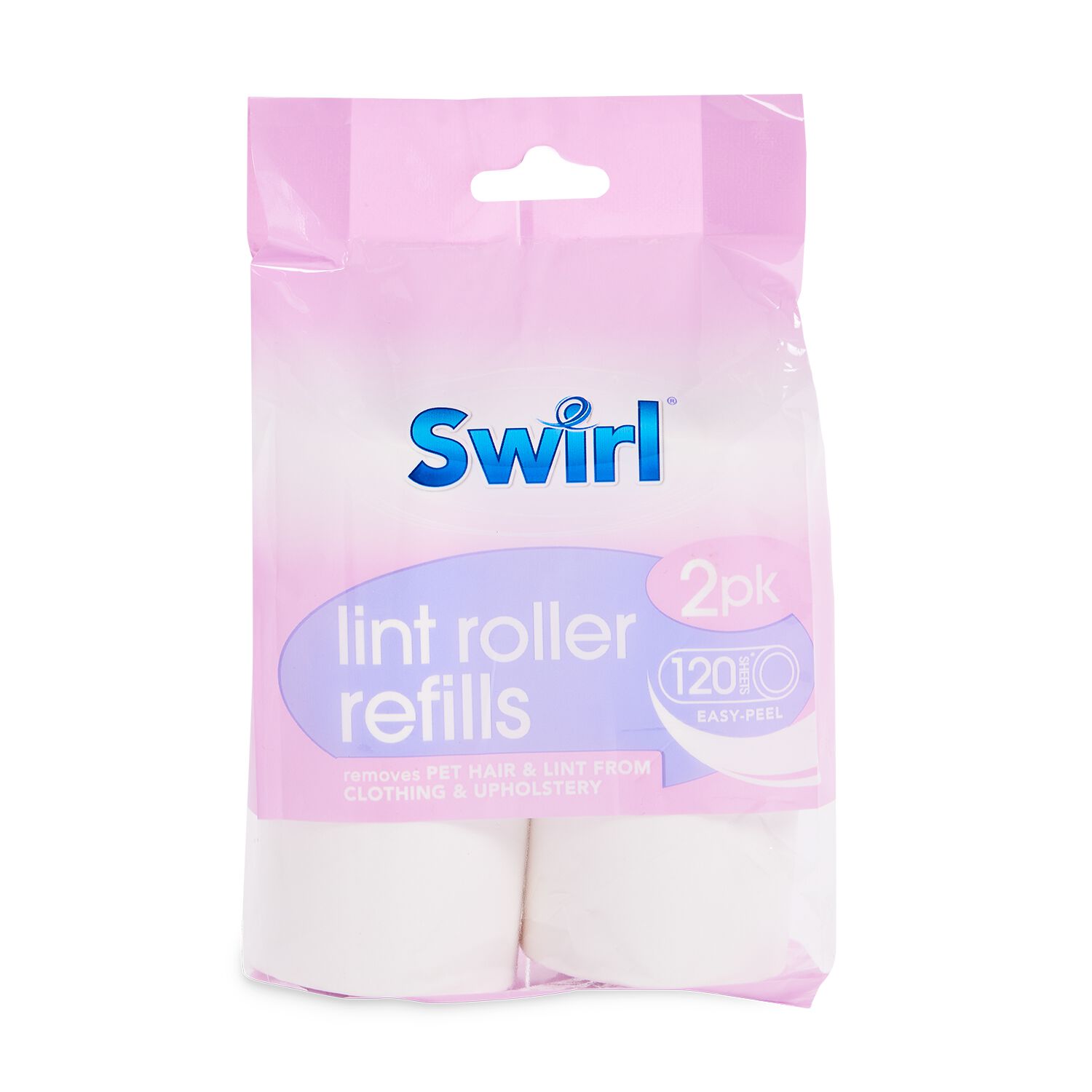Swirl Lint Roller Refills 2 x 60