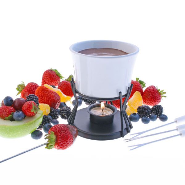 Swissmar 7 Piece Kindle Chocolate Fondue