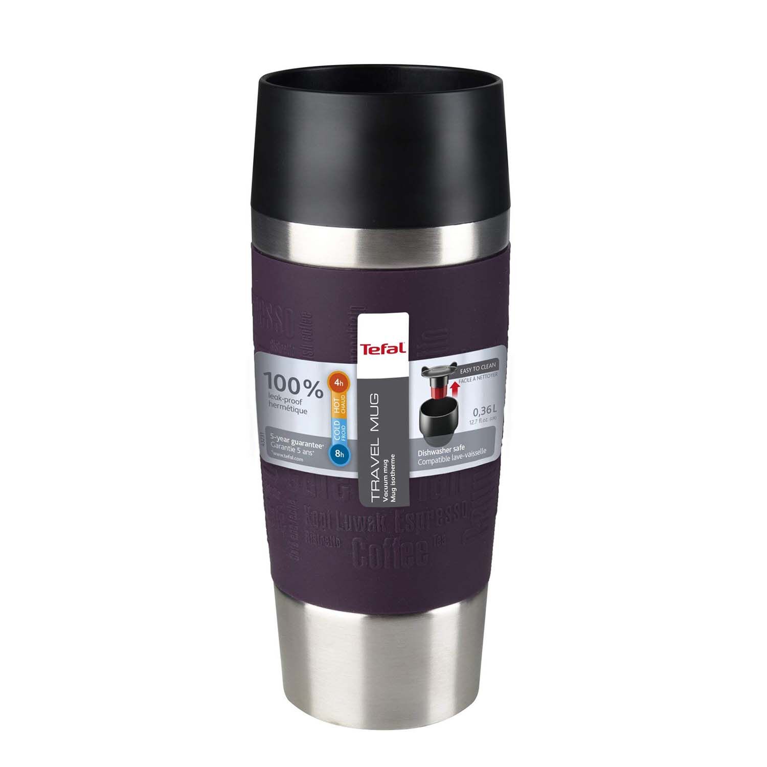 Tefal Blackberry Travel Mug 360ml