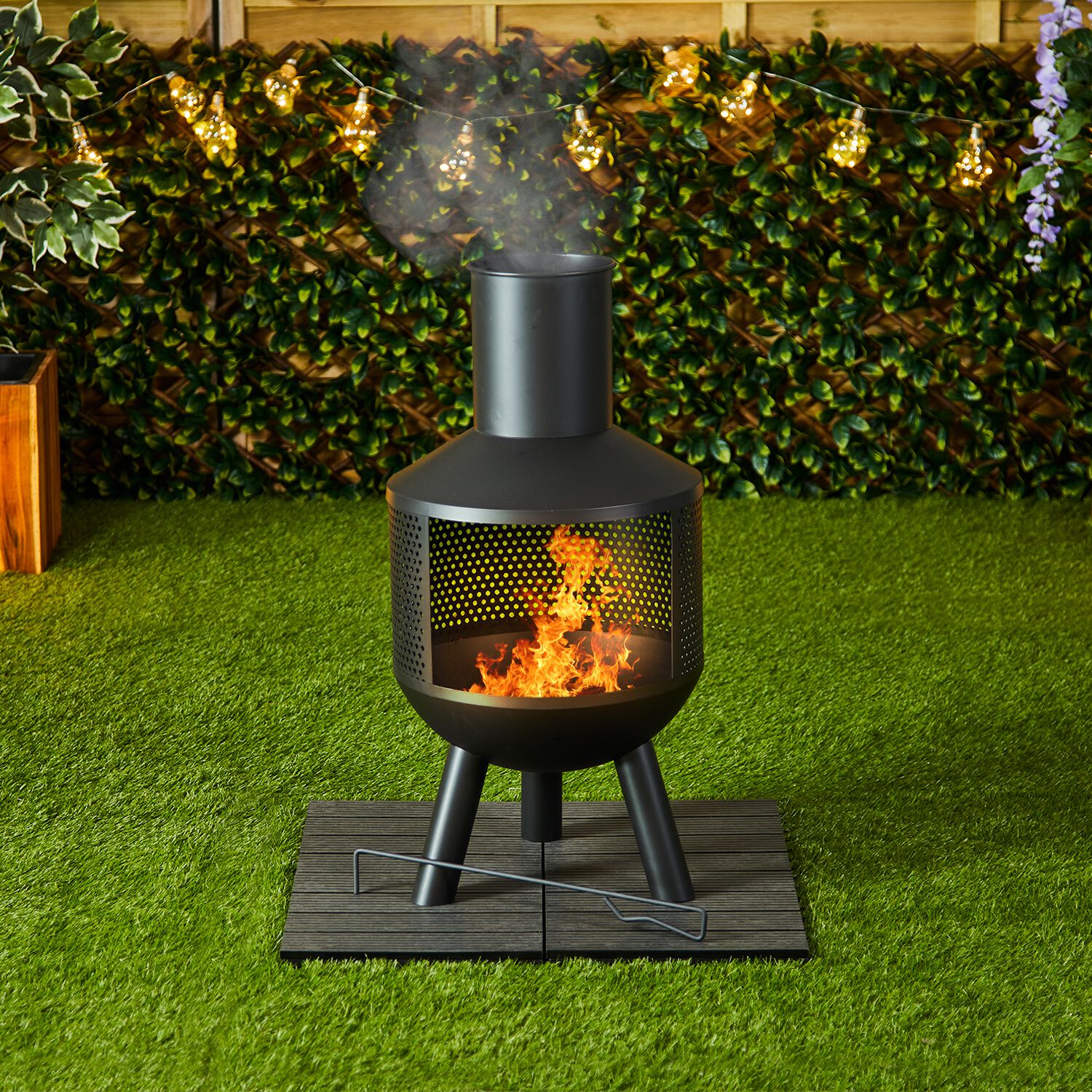 Texas Wood Burning Chiminea