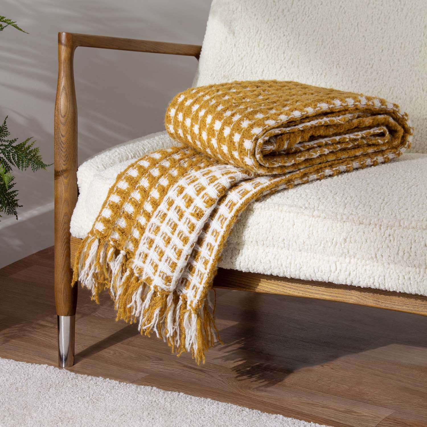 TOASTY OCHRE 130X180 Throw