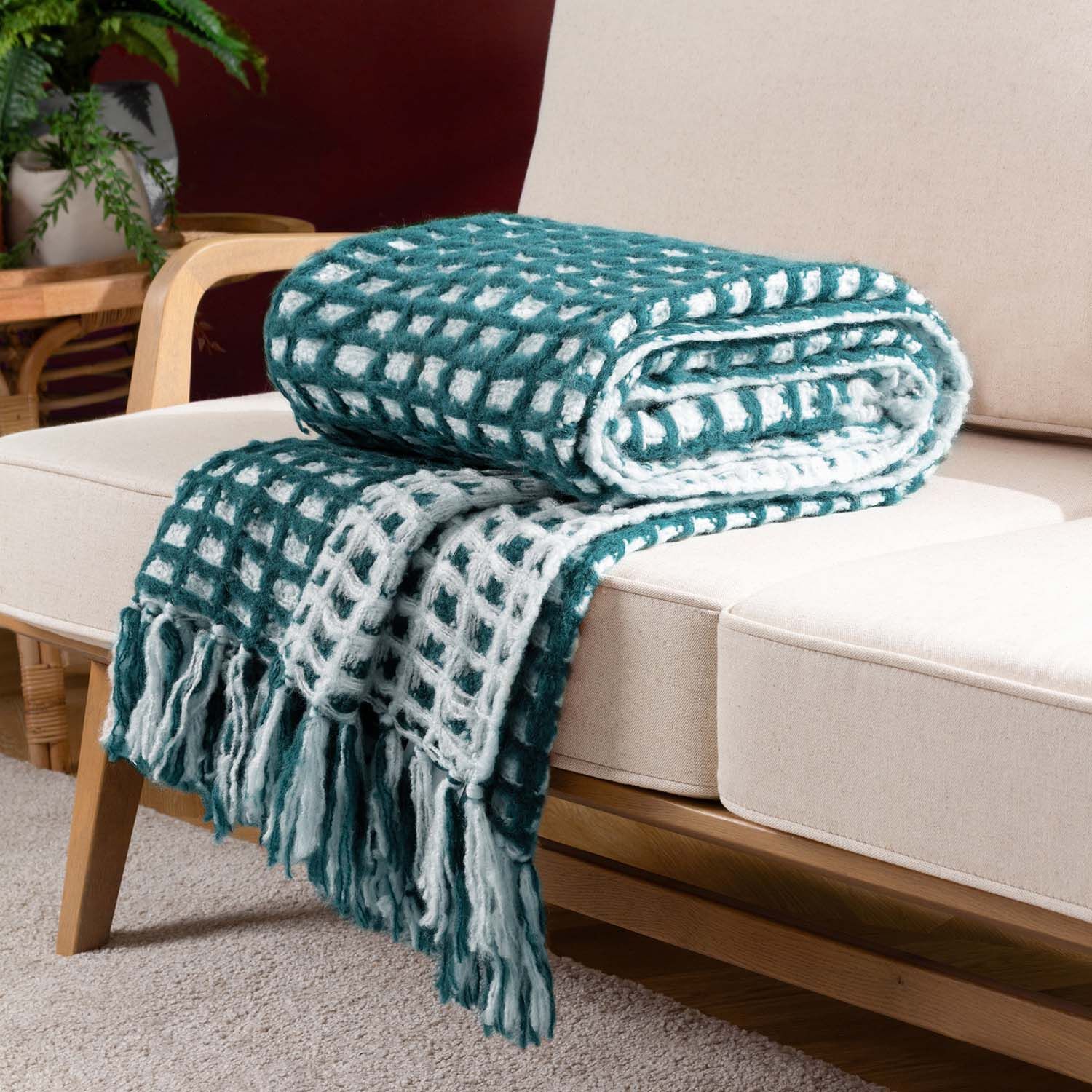 TOASTY TEAL 130X180 Throw