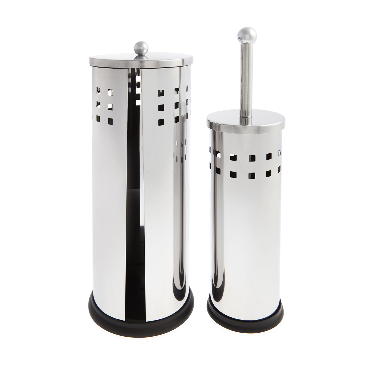 Toilet Brush & Roll Tidy Set