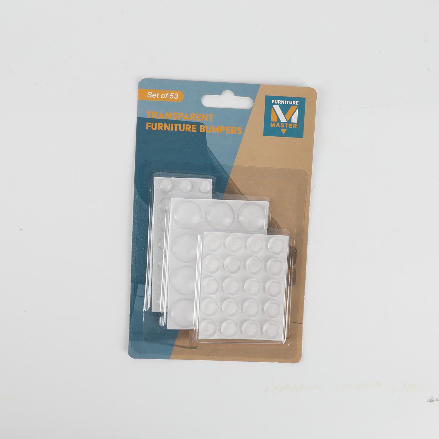 Transparent Furniture Bumpers 53pcs