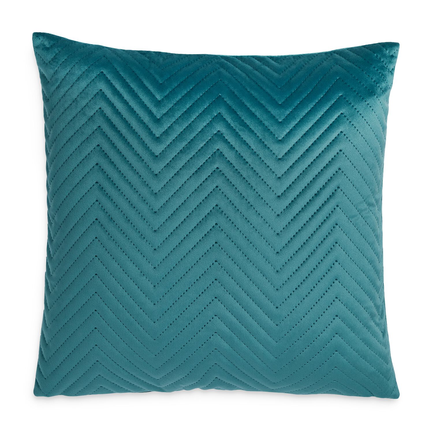 TRIANGLE STITCH PETROL 45X45 Cushion