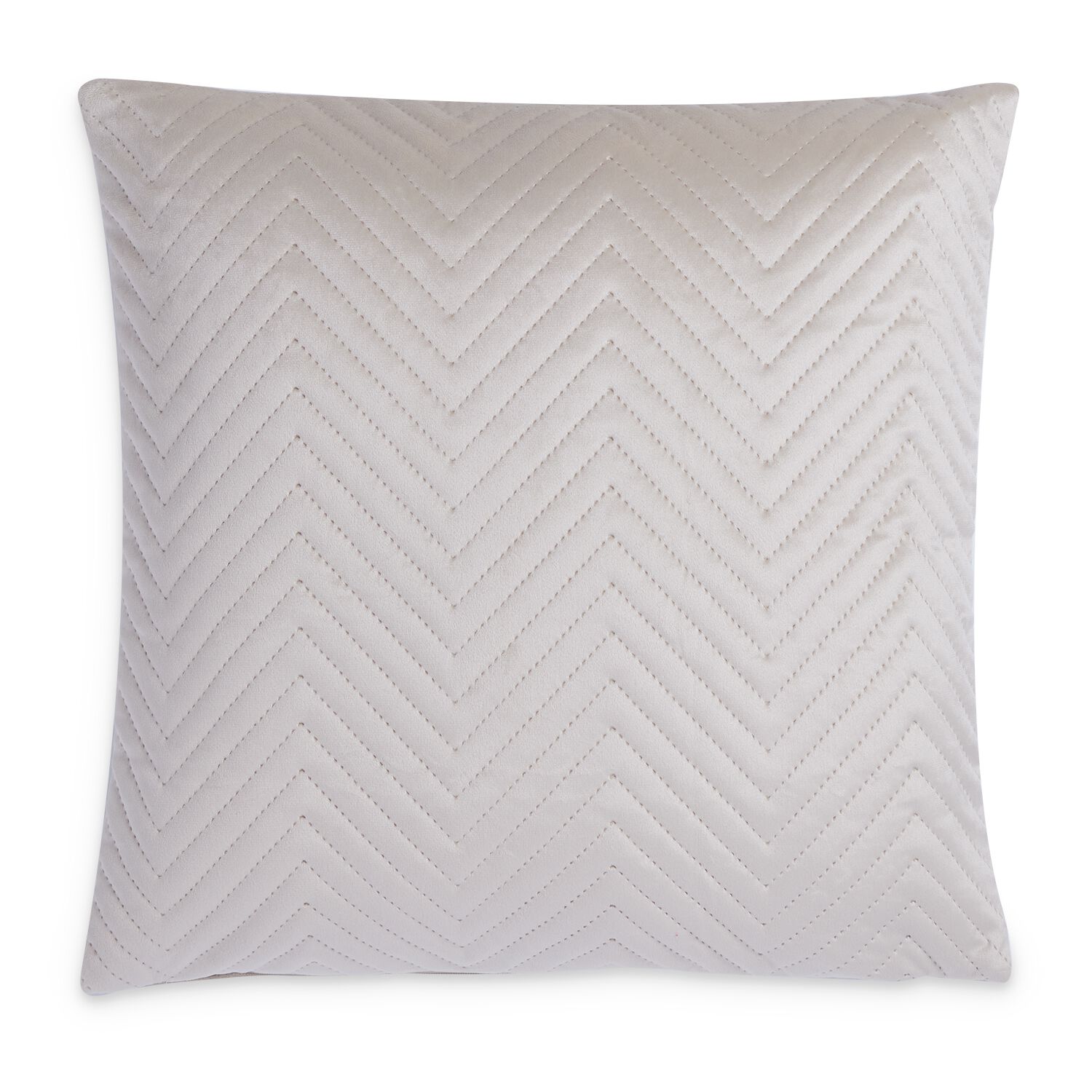 TRIANGLE STITCH OYSTER 45X45 Cushion