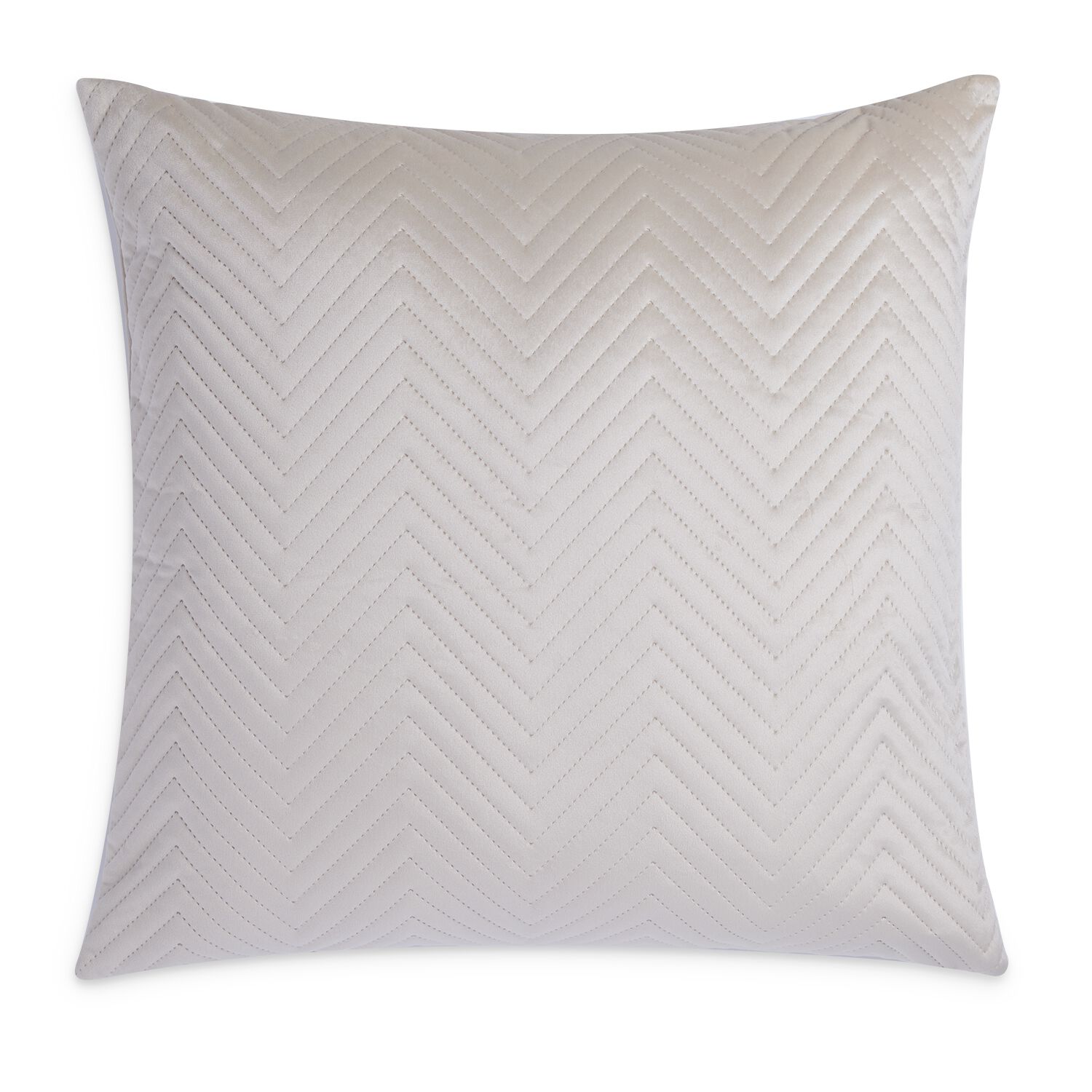 TRIANGLE STITCH OYSTER 58x58 Cushion