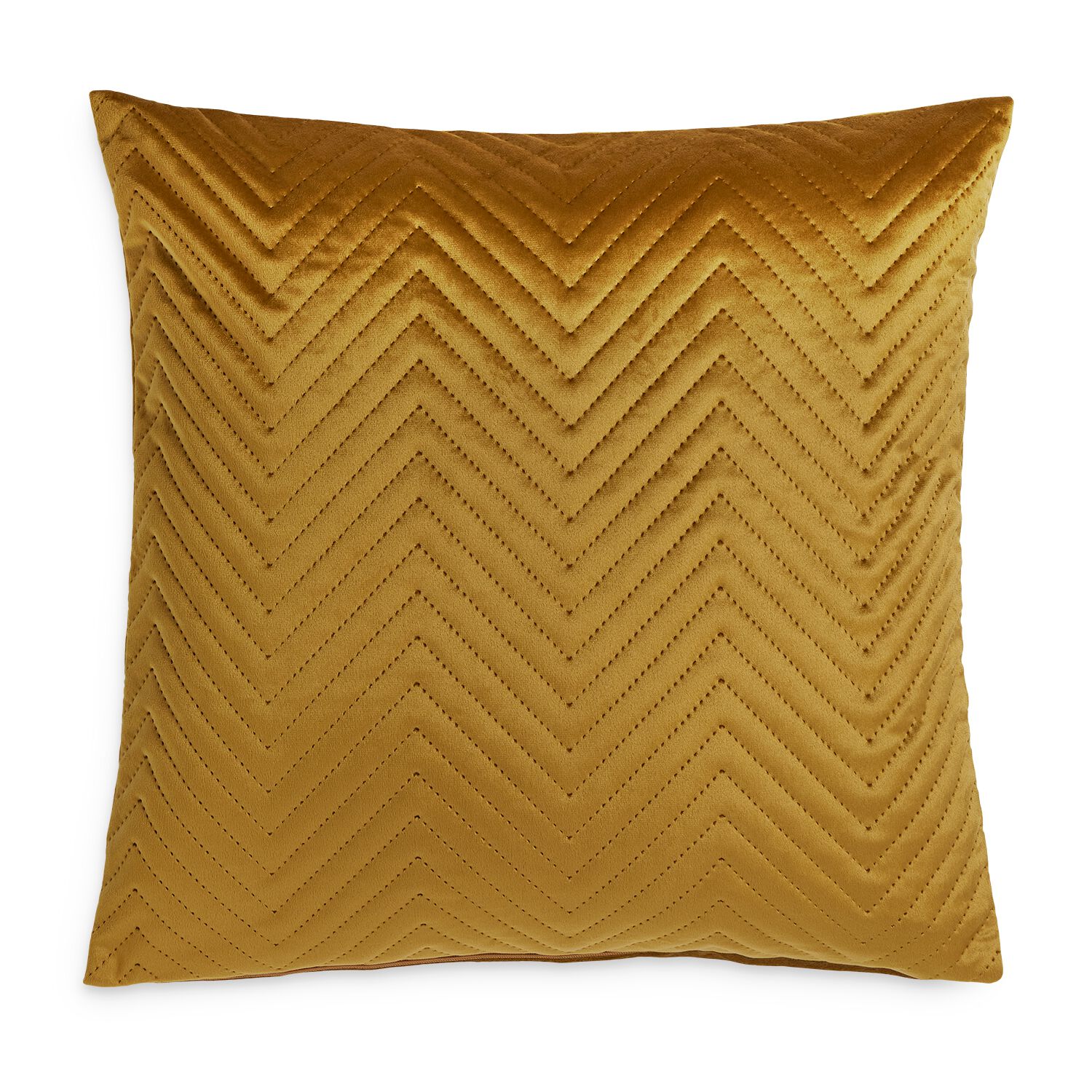 TRIANGLE STITCH GOLD 45X45 Cushion
