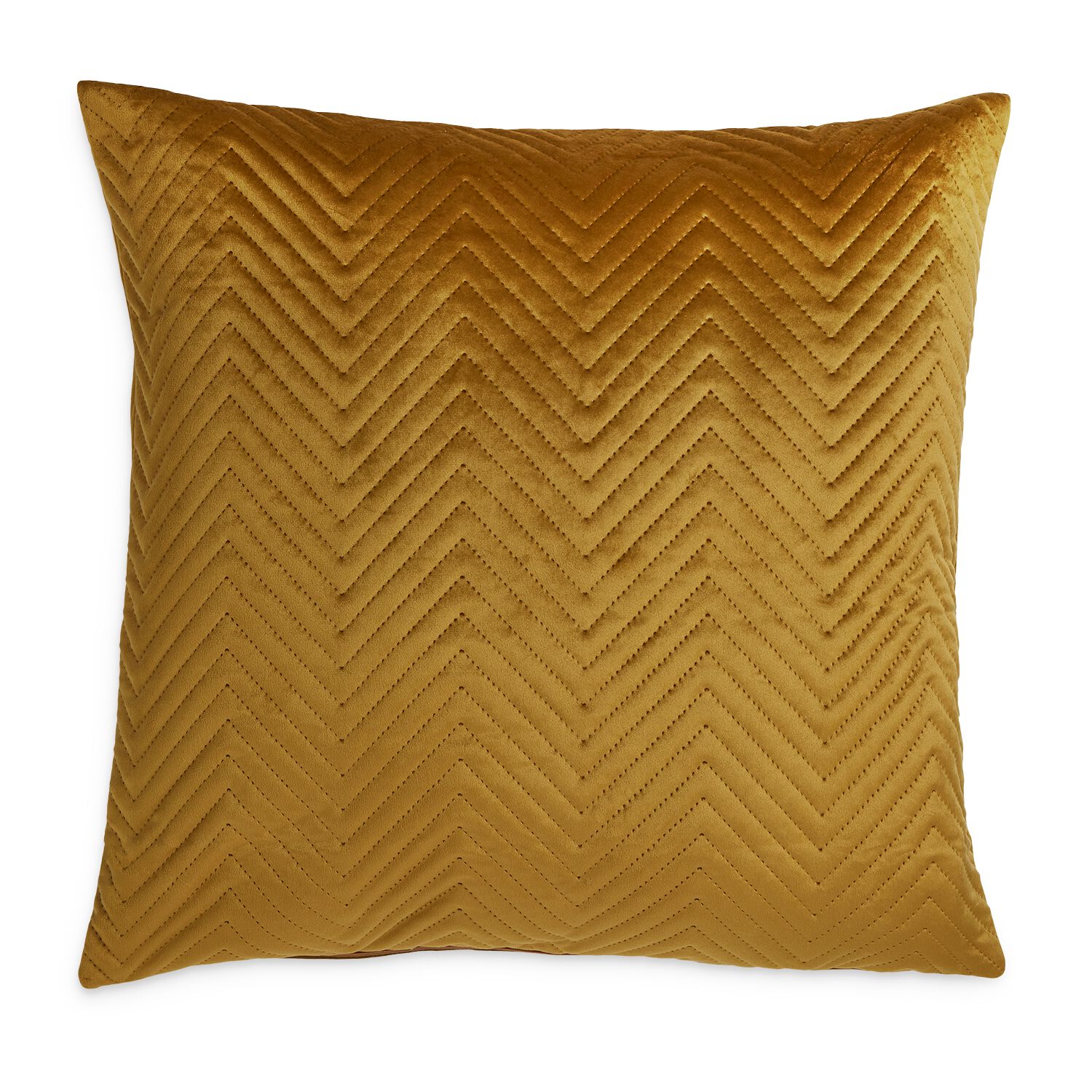 TRIANGLE STITCH GOLD 58x58 Cushion