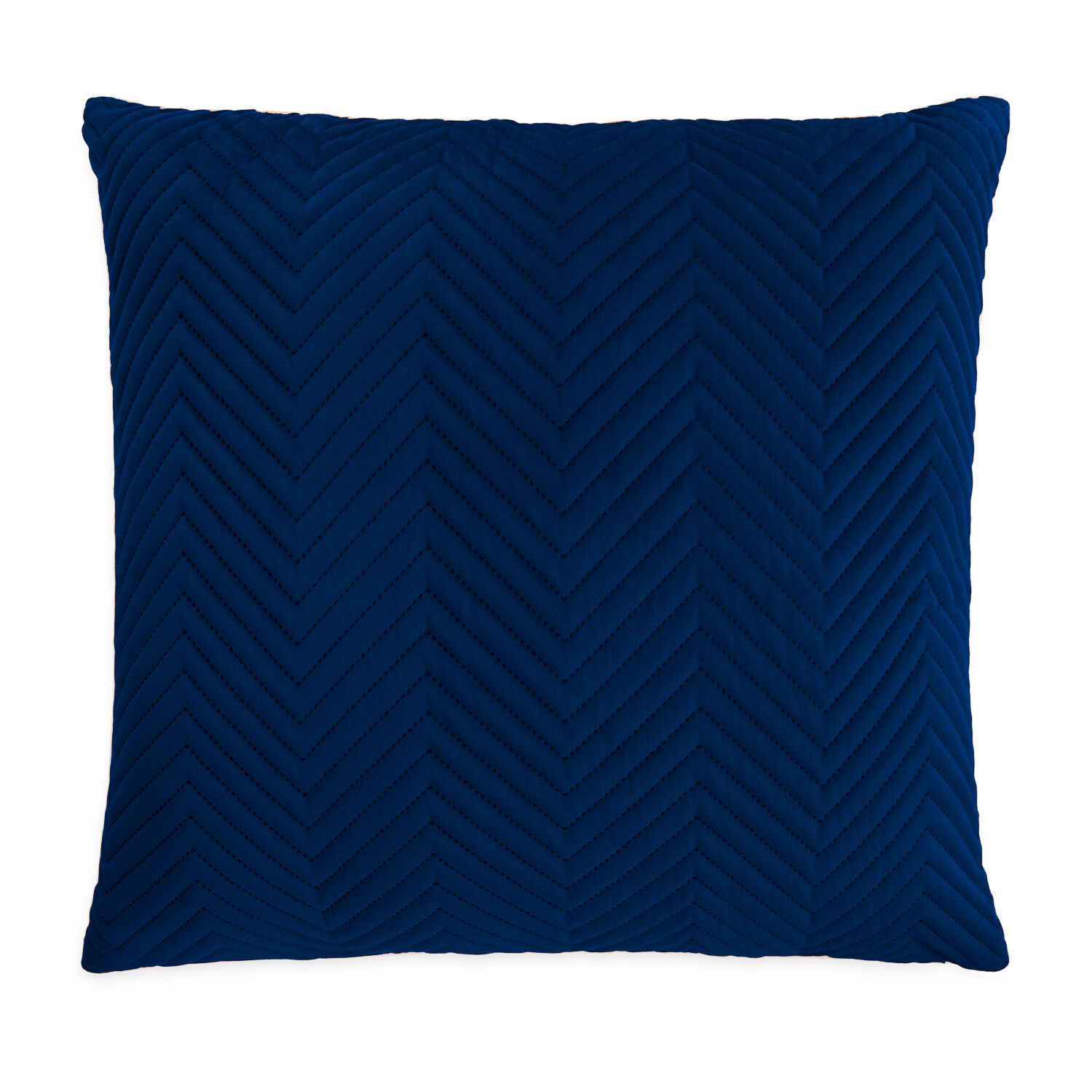 Triangle Stitch Cushion 45x45cm - Navy