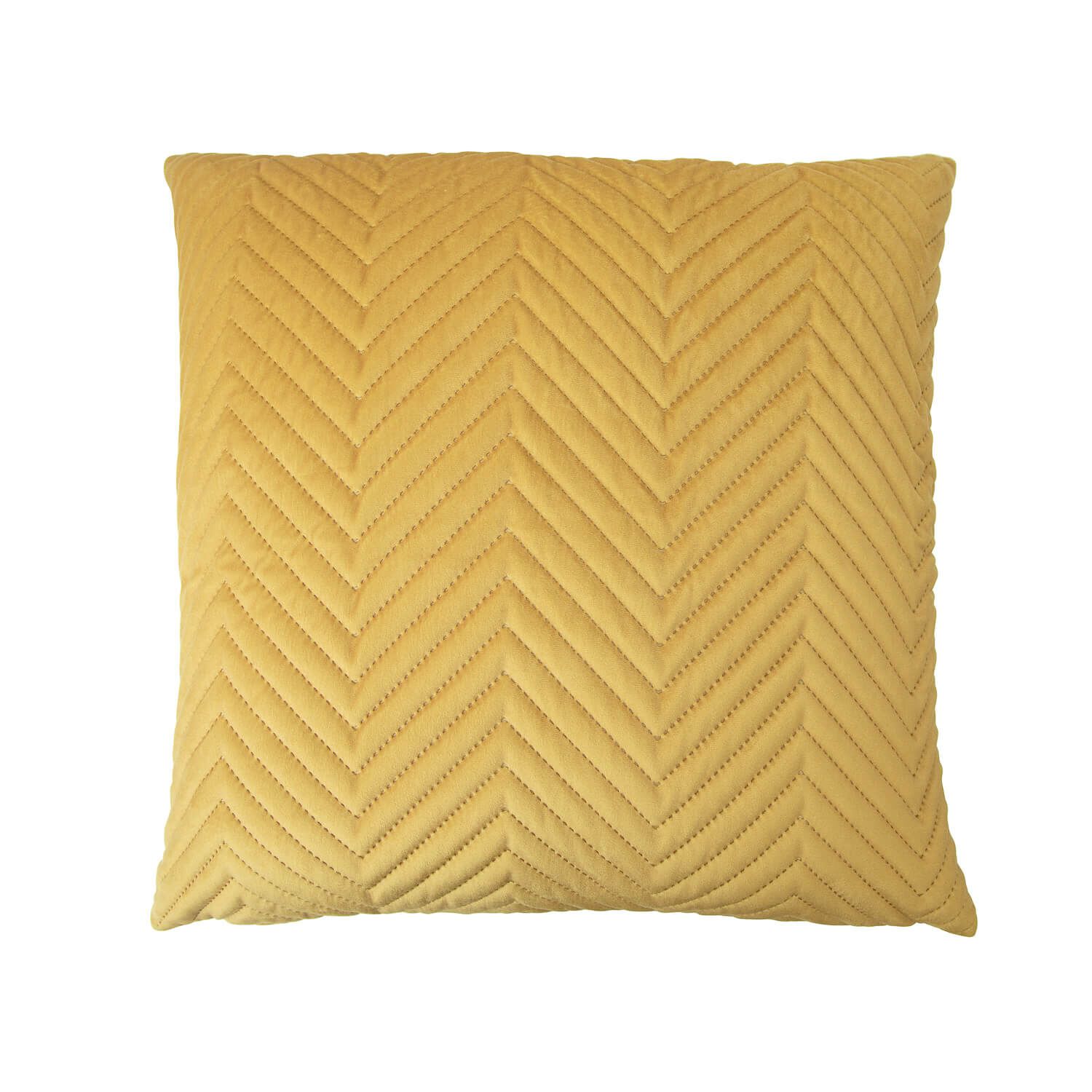 Triangle Stitch Cushion 45x45cm - Tawny Olive