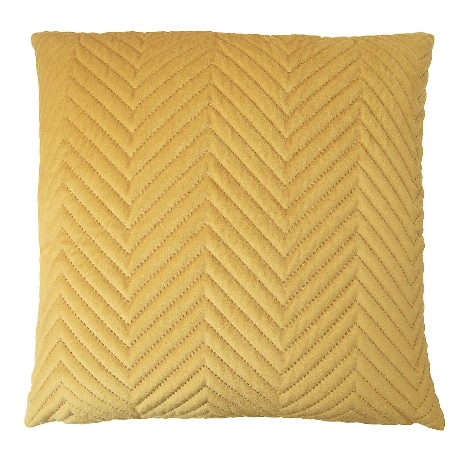 Triangle Stitch Cushion 58x58cm - Tawny Olive