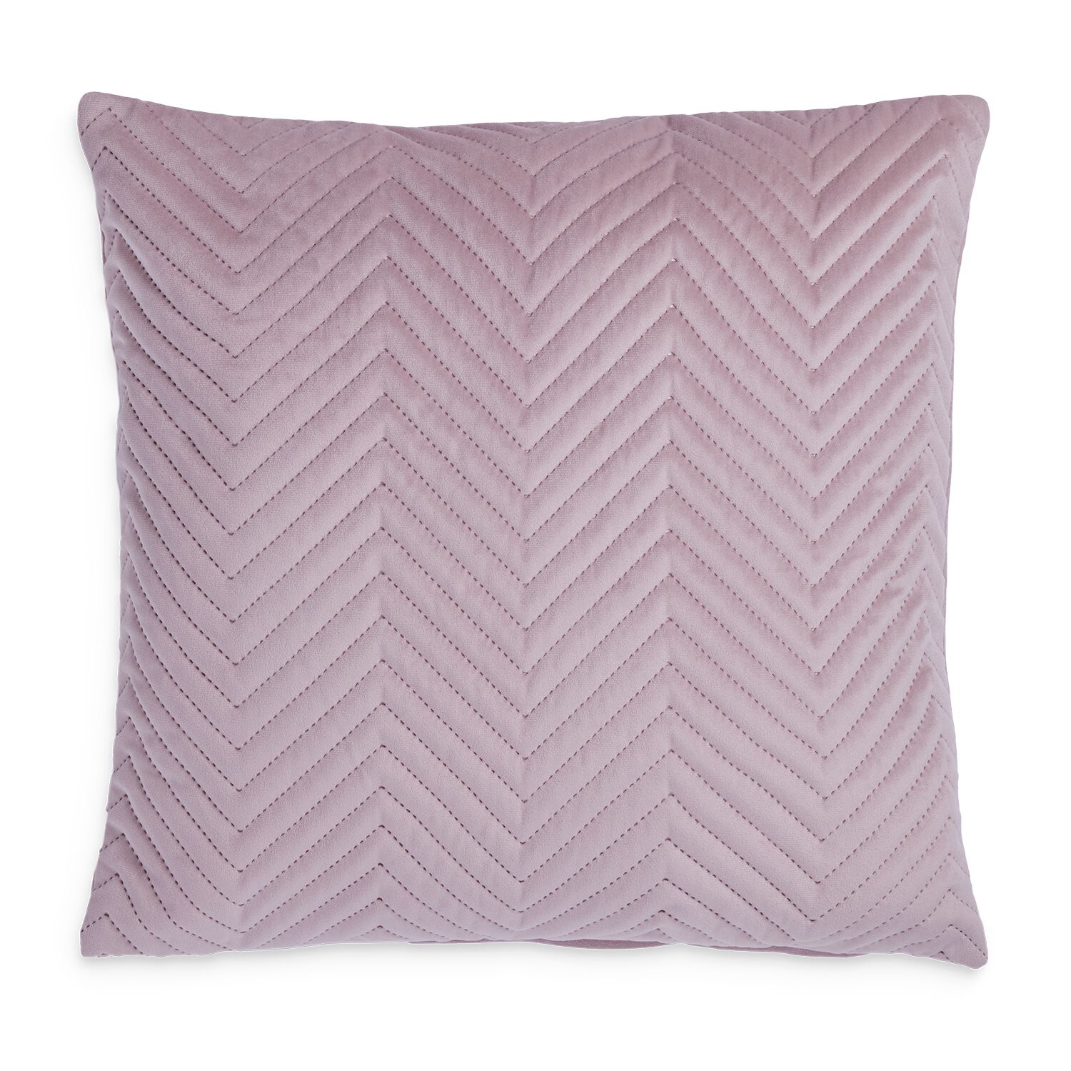 Triangle Stitch Cushion 45x45cm - Mauve
