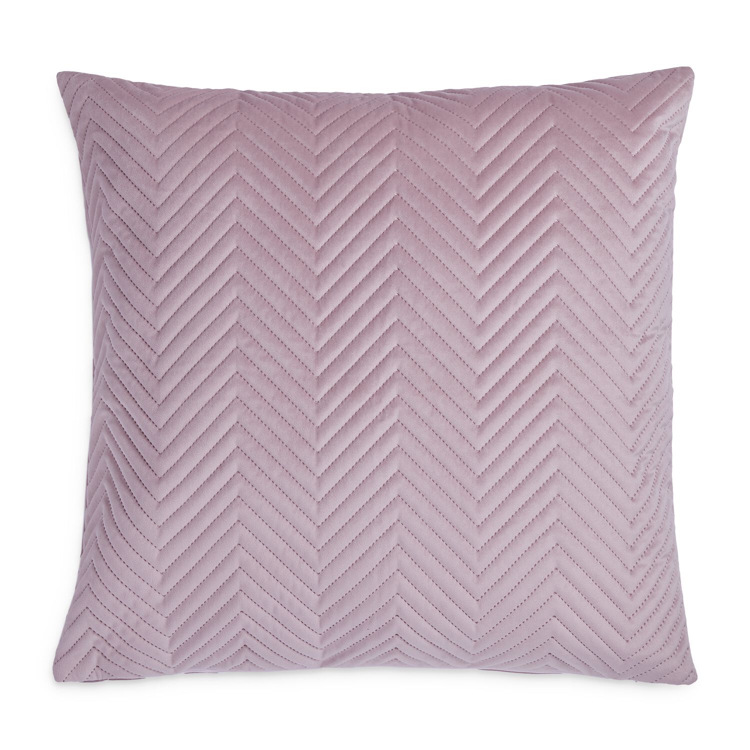 Triangle Stitch Cushion 58x58cm - Mauve