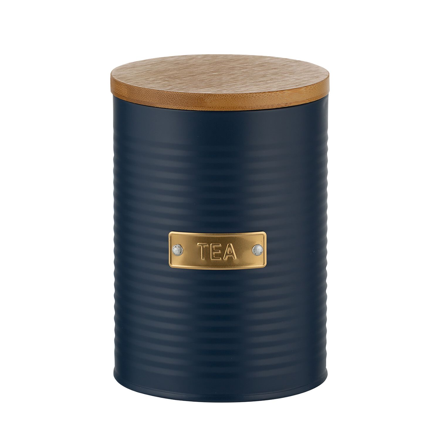Typhoon Otto Navy Tea Canister