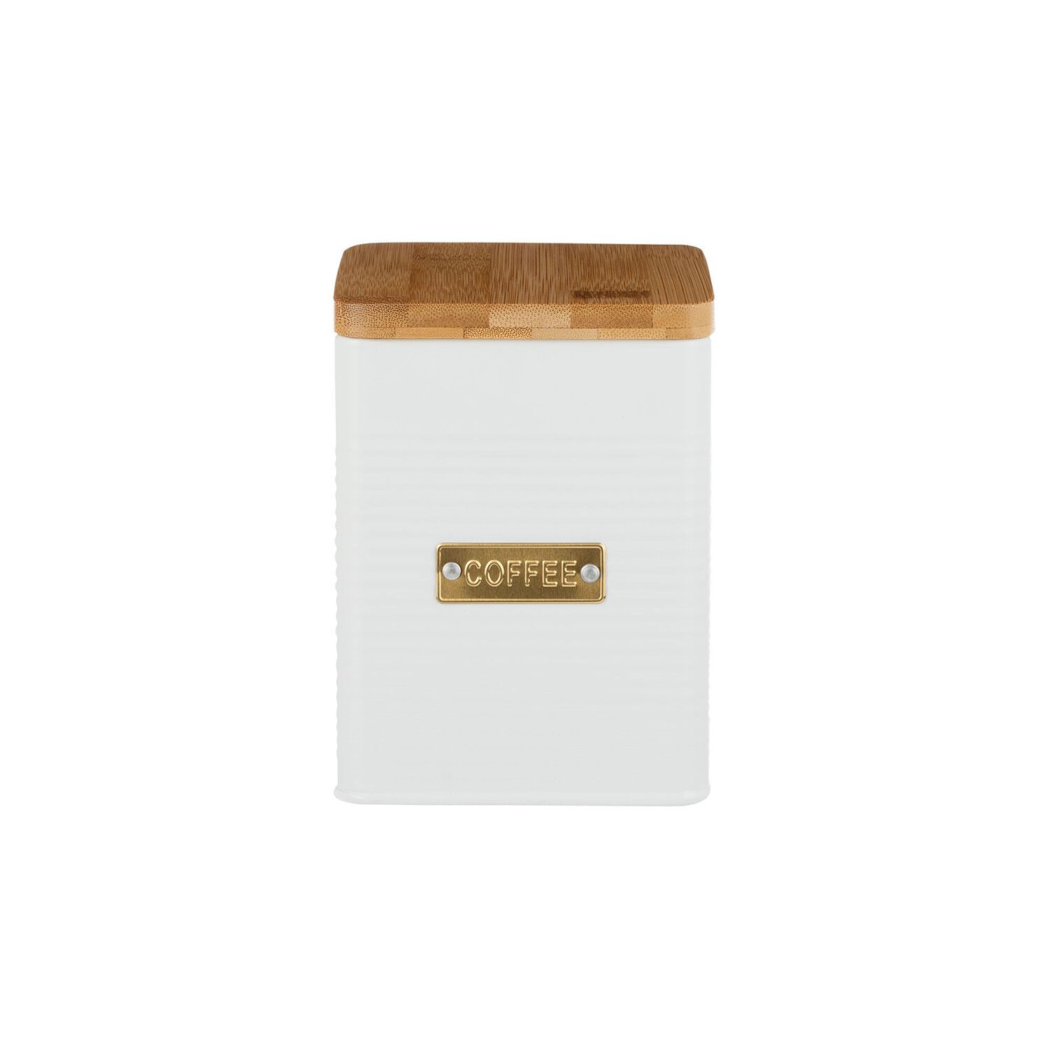 Typhoon Otto Square White Coffee Canister