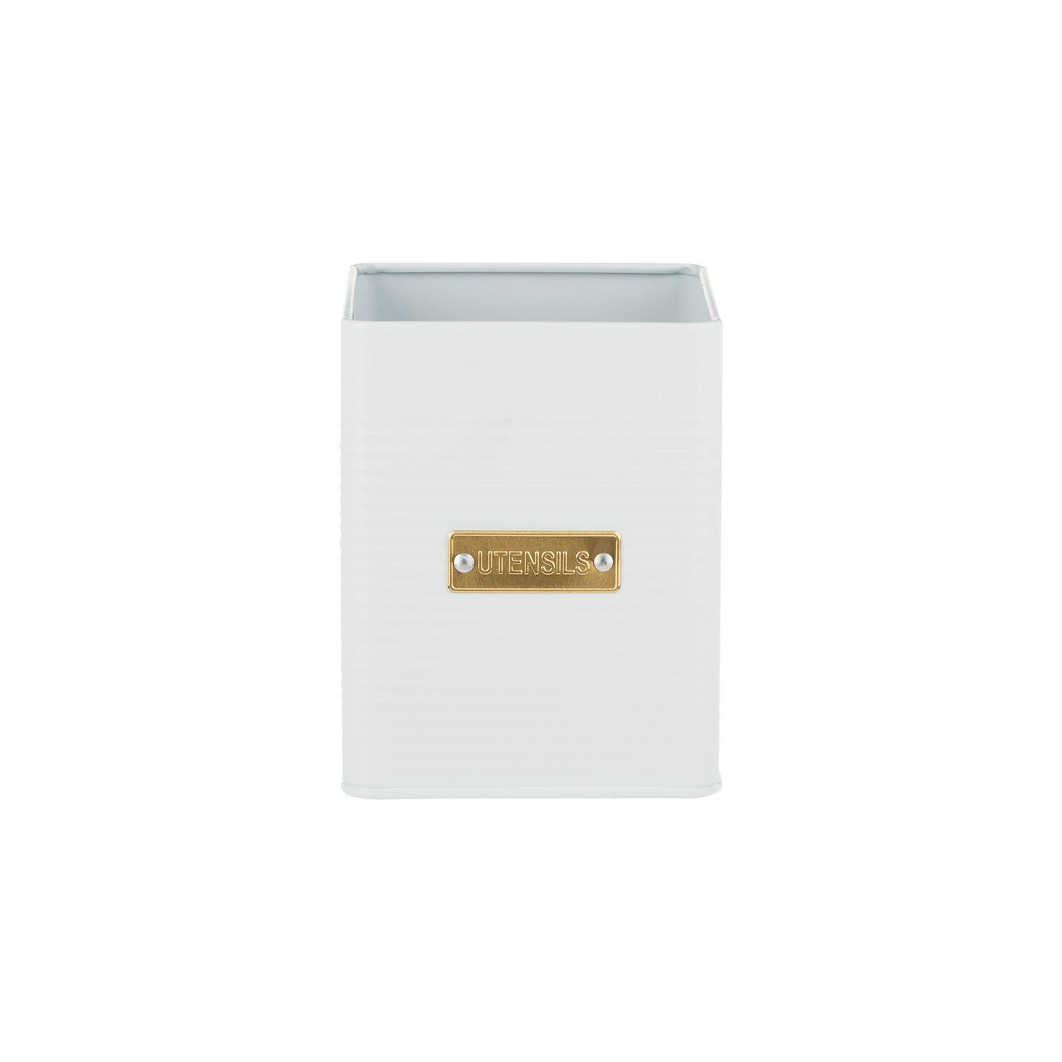 Typhoon Otto Square White Utensil Pot