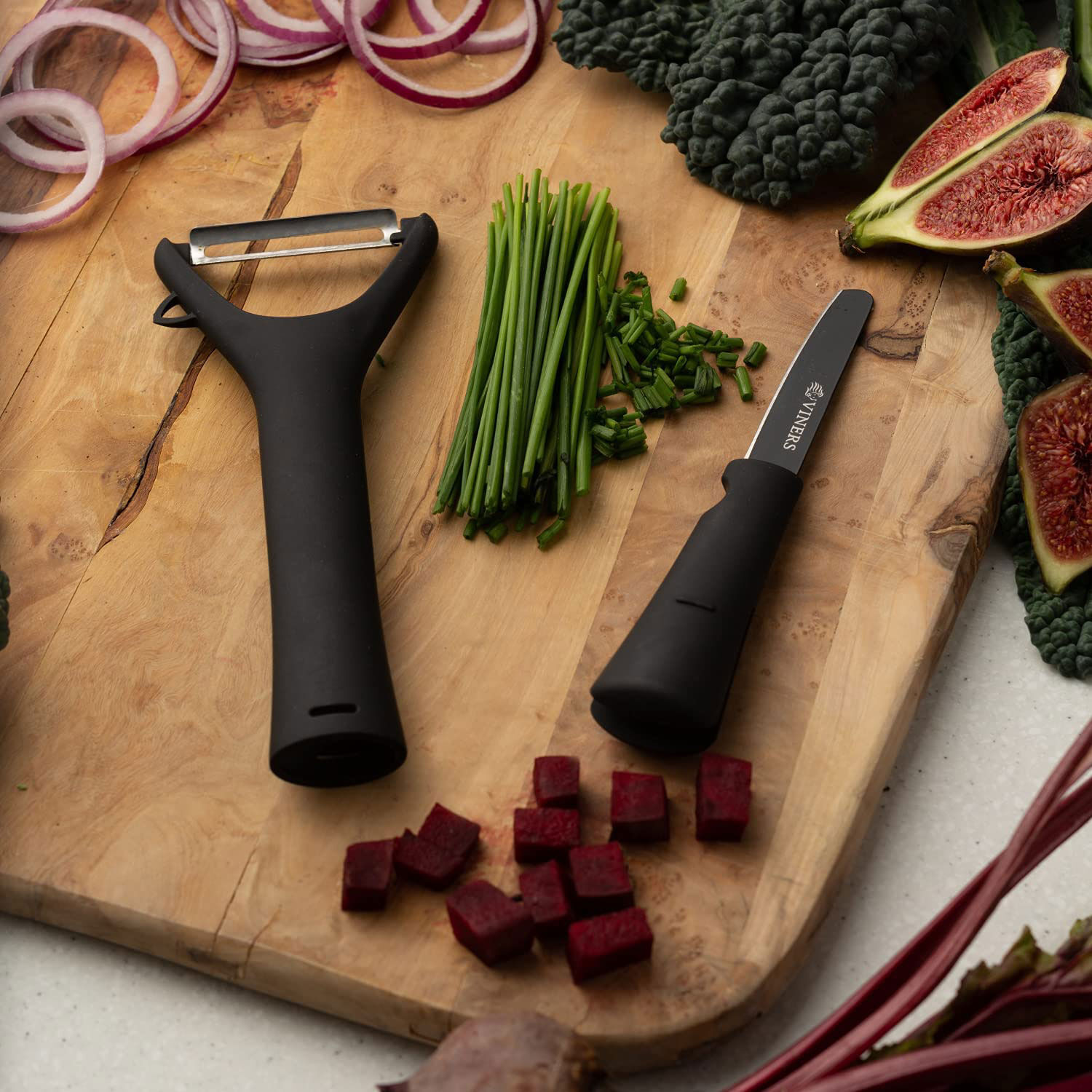 Viners Assure Duo Peeler & Paring Knife