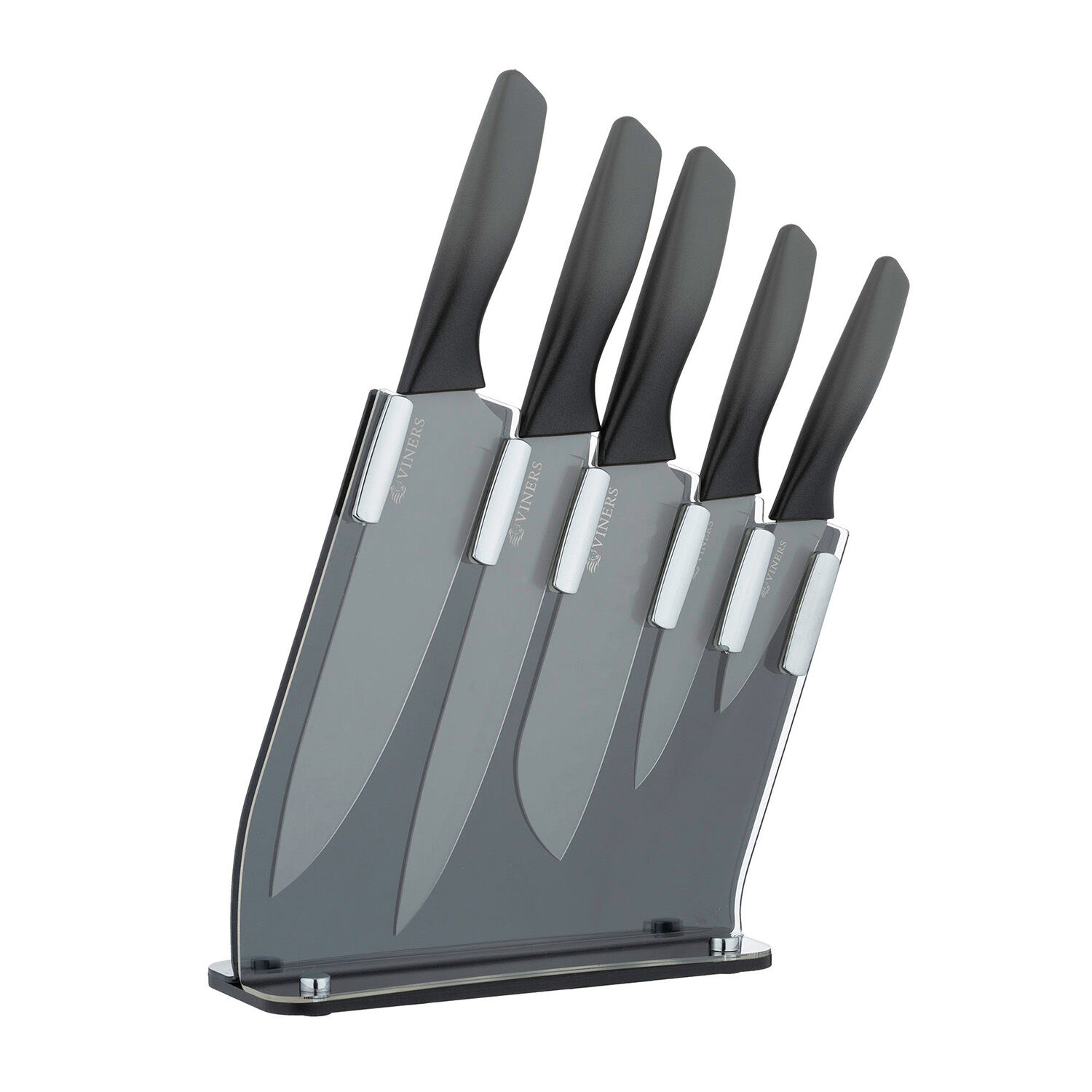 Viners Twilight 6 Piece Knife Block Set