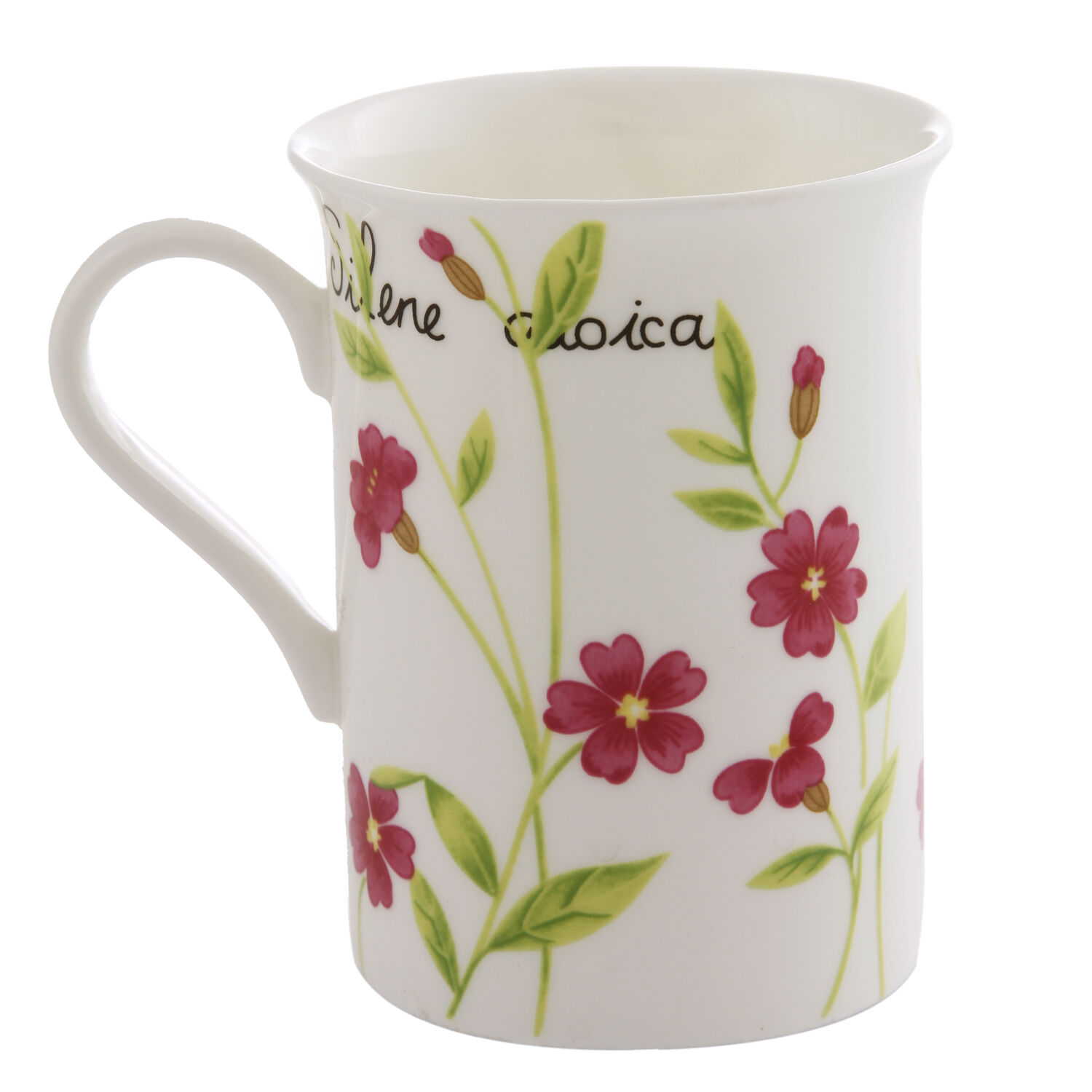 Vintage Botanical Bone China Mug