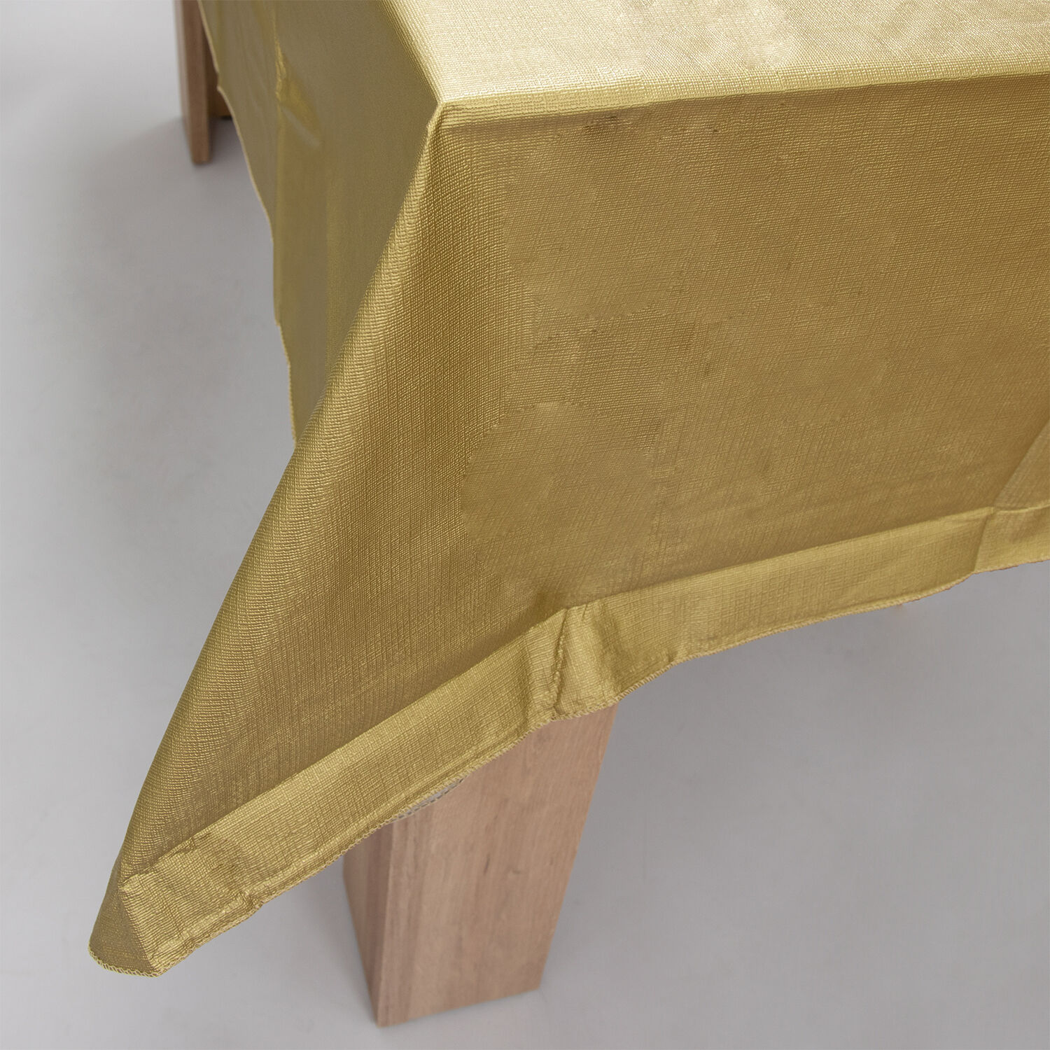 Vinyl Tablecloth 132x178cm - Gold
