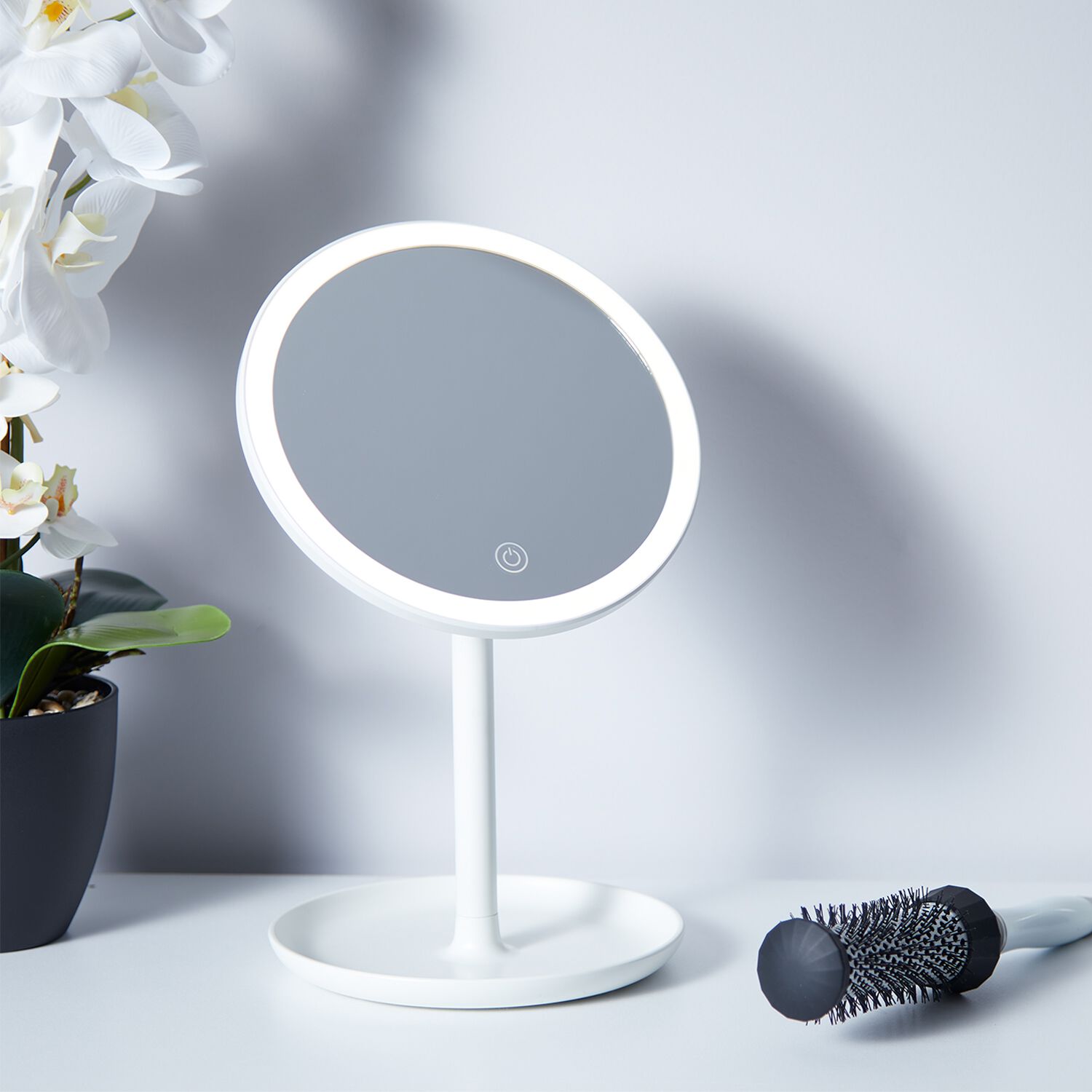 Visage White 1X LED Cosmetic Mirror