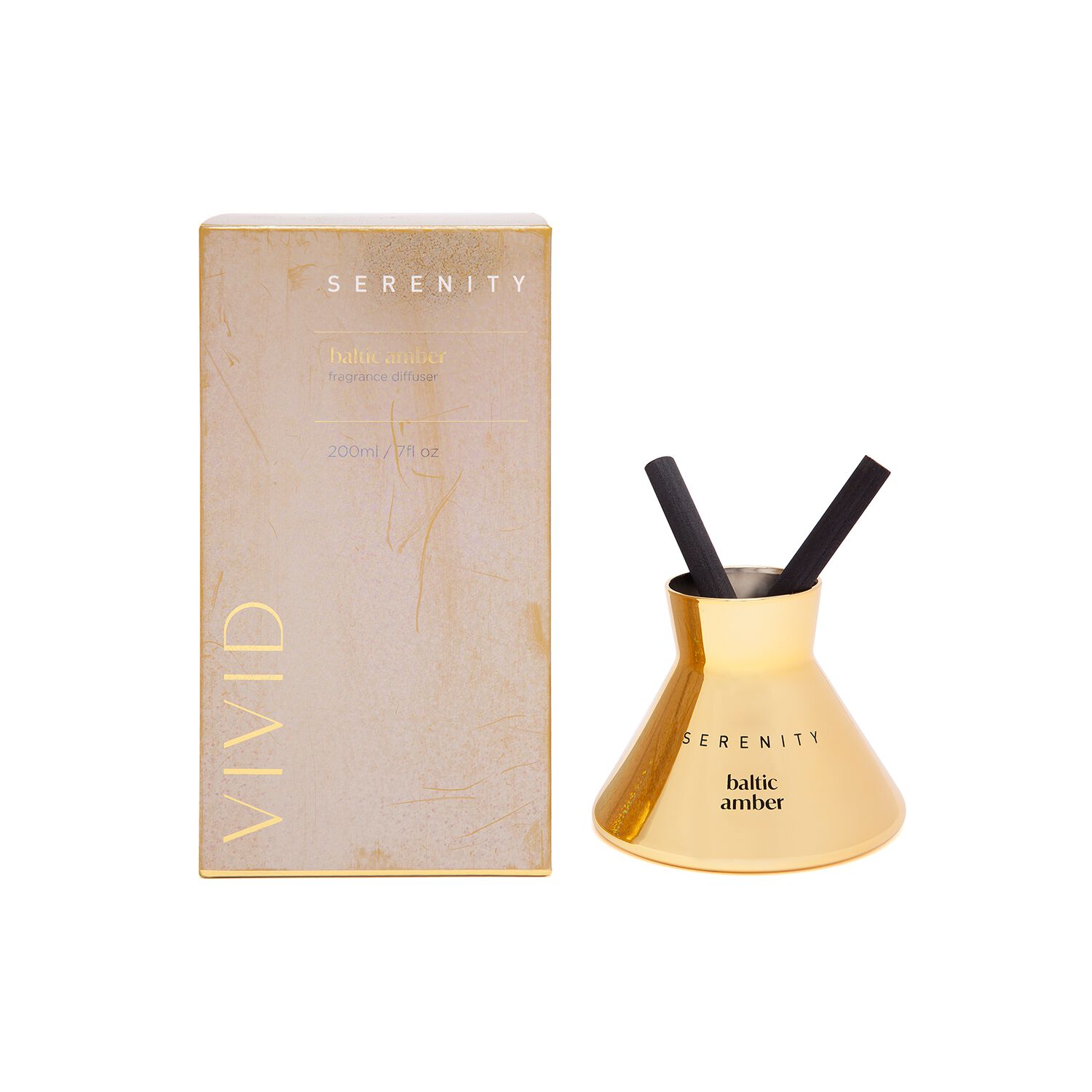 Vivid Sereity Baltic Amber 200ml Reed Diffuser