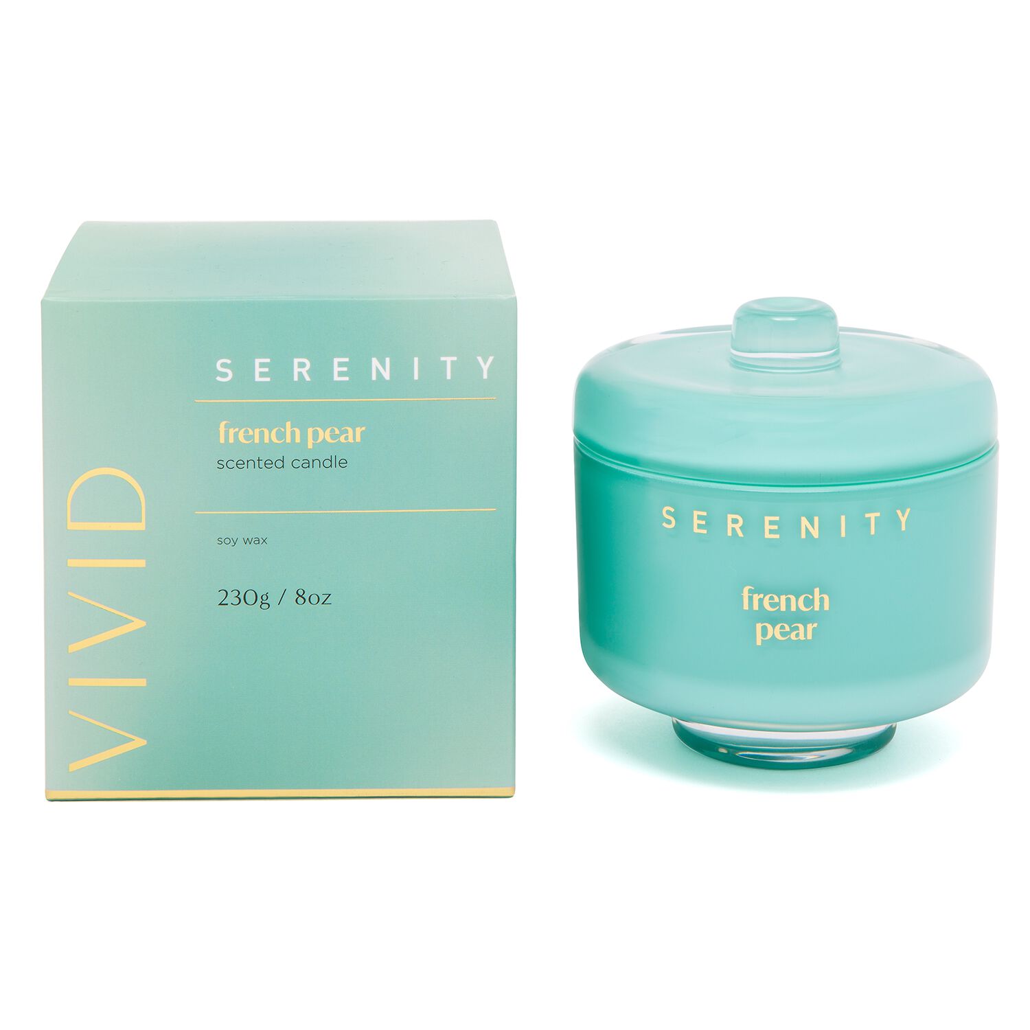 Vivid Serenity French Pear 2 Wick Candle