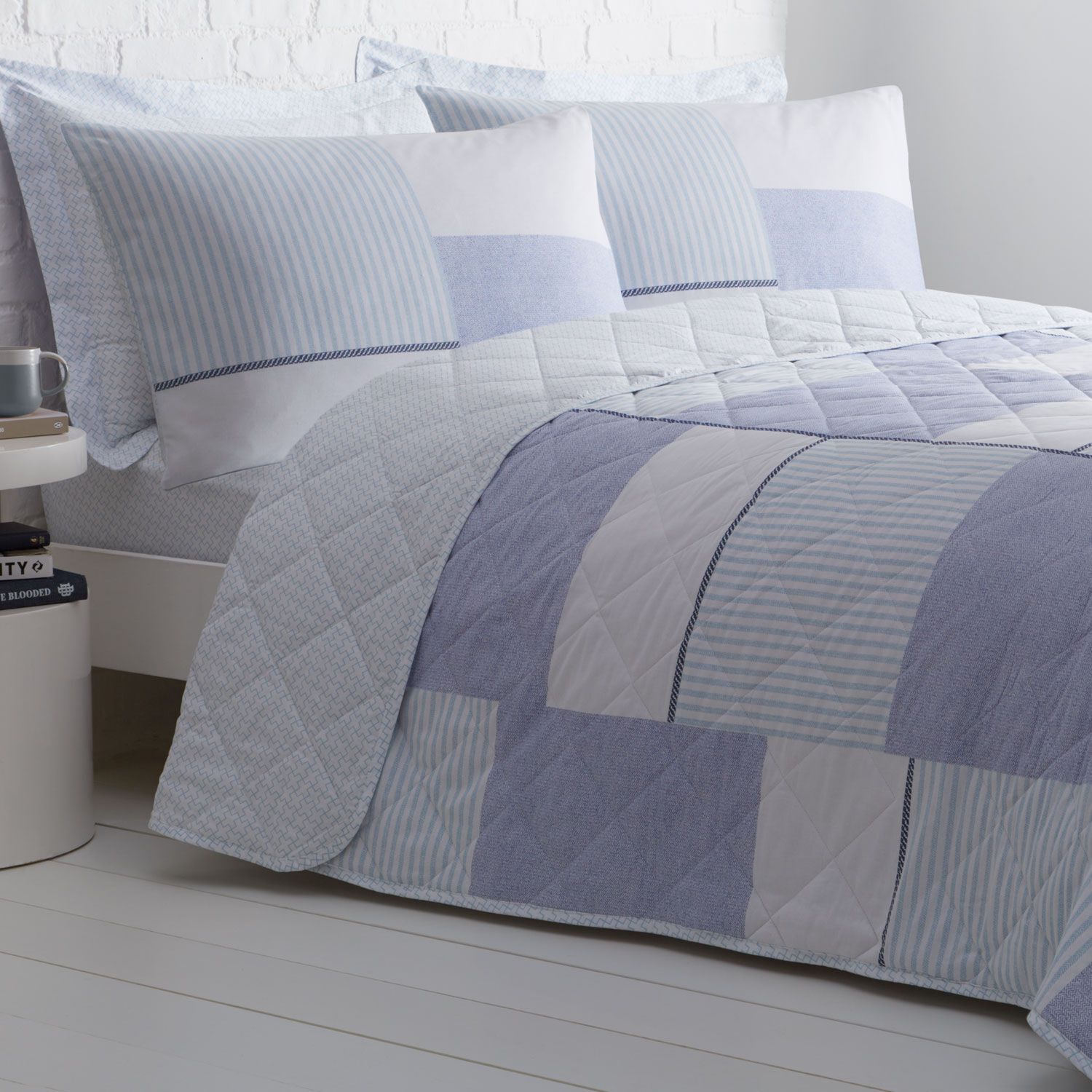 Waverly Bedspread 200cm x 220cm - Blue