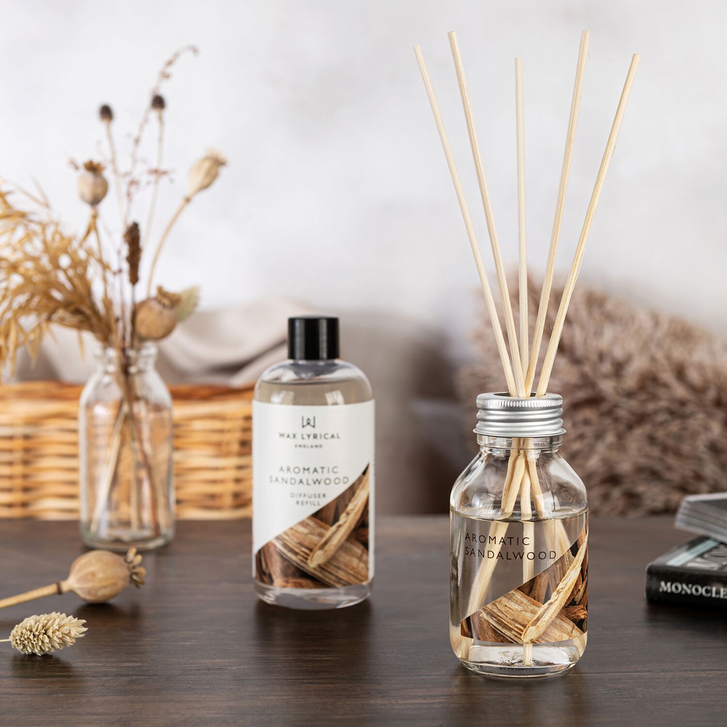 Wax Lyrical Sandalwood Reed Diffuser - 100ml