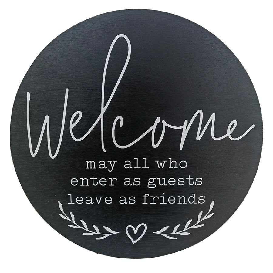 Welcome Wall Decor Plaque
