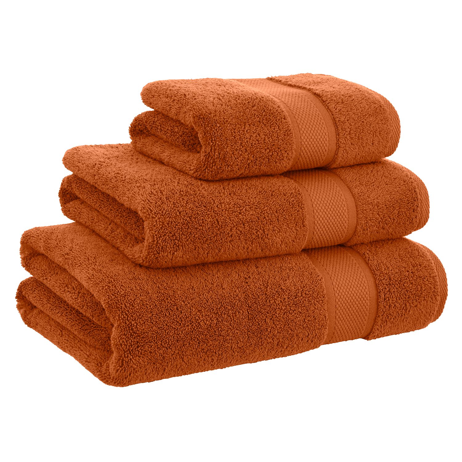 600GSM WESTBURY BURNT ORANGE 50x90 Hand Towel