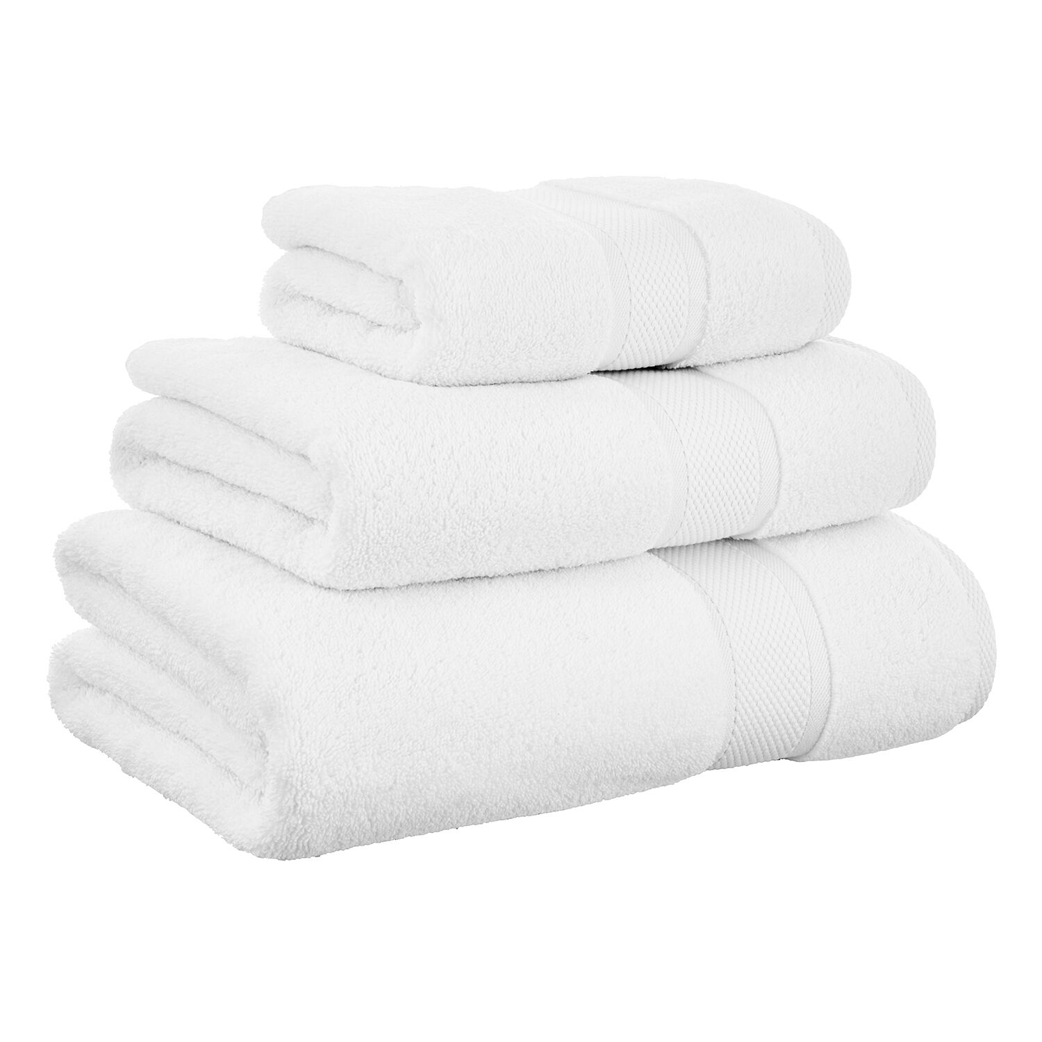 600GSM WESTBURY WHITE 50x90 Hand Towel