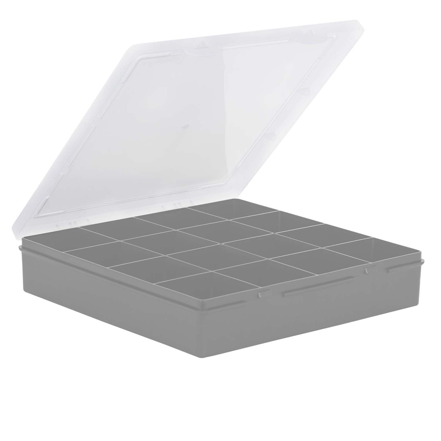 Wham Organiser Box with 16 Divisions Soft Grey