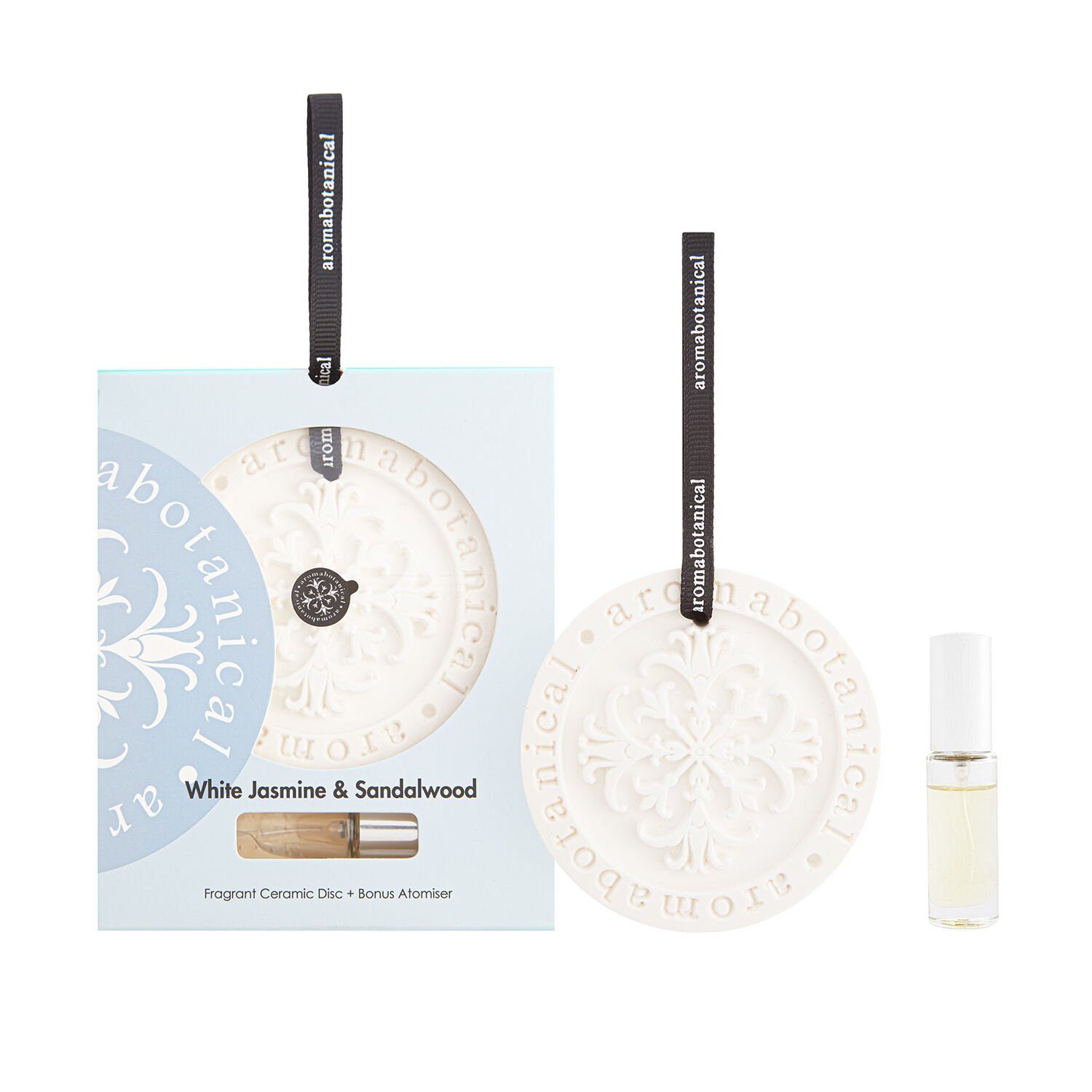 White Jasmine and Sandalwood Fragrant Ceramic Disc