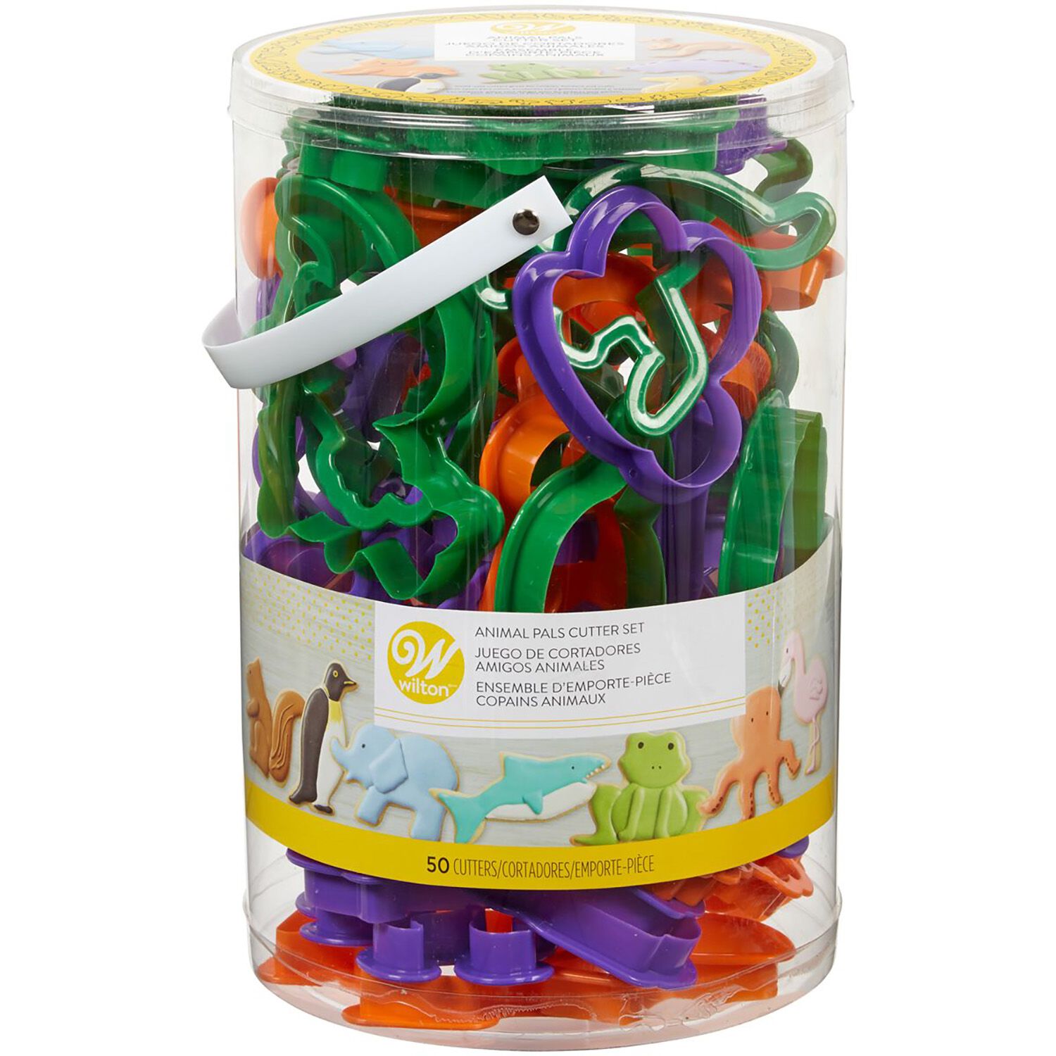 Wilton 50 Piece Animal Pals Cookie Cutter Set