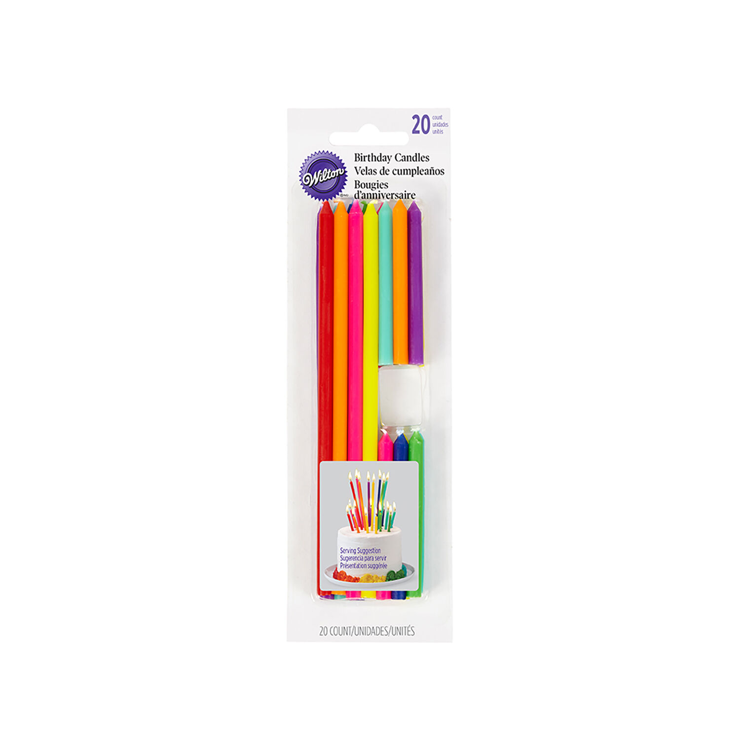Wilton Birthday Candles Tall & Short