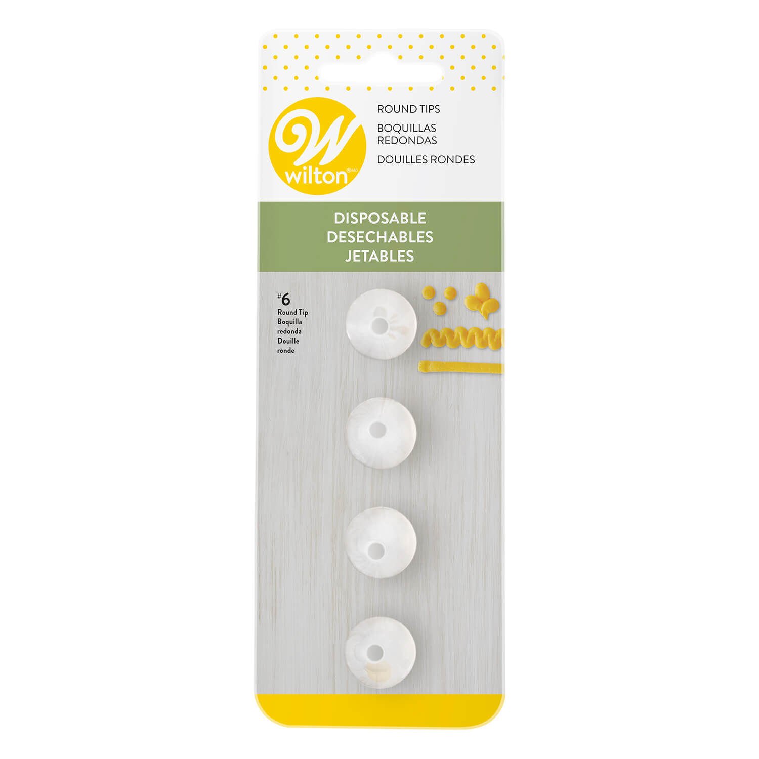 Wilton Disposable Round Tip Set of 4