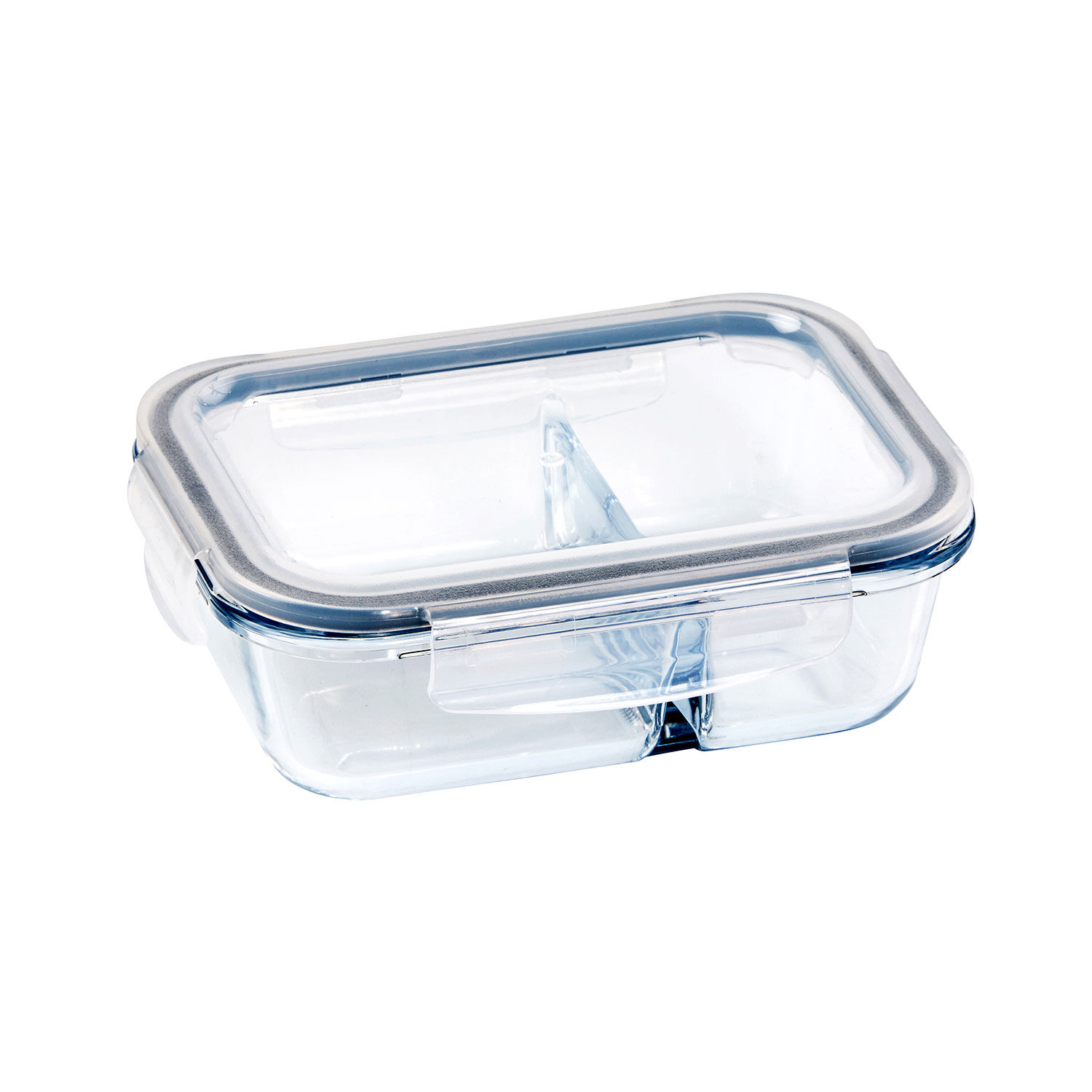 Wiltshire Glass Storage Rectangle With Divider