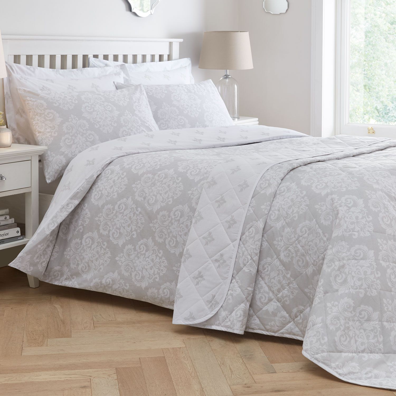 DOUBLE DUVET COVER Winona Grey
