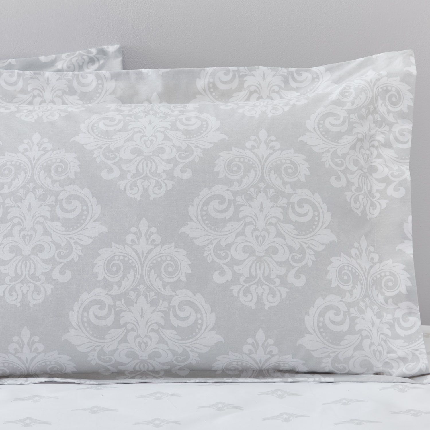 Winona Grey Oxford Pillowcase Pair