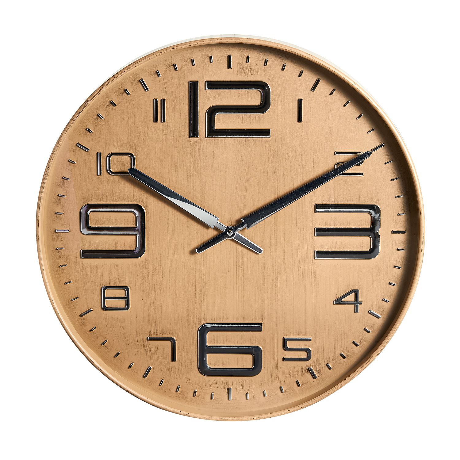 Woodgrain Finish Wall Clock - 20"