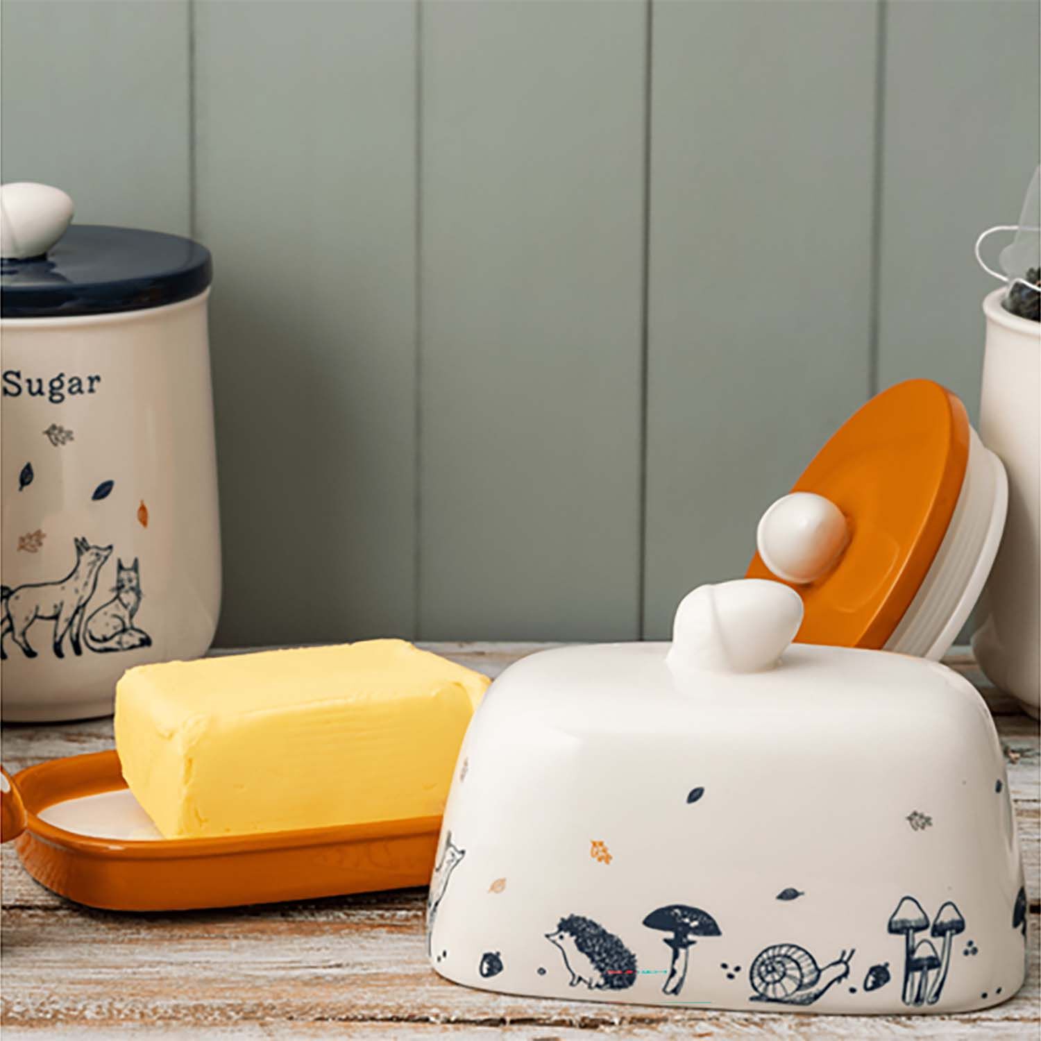 Woodland Butter Dish