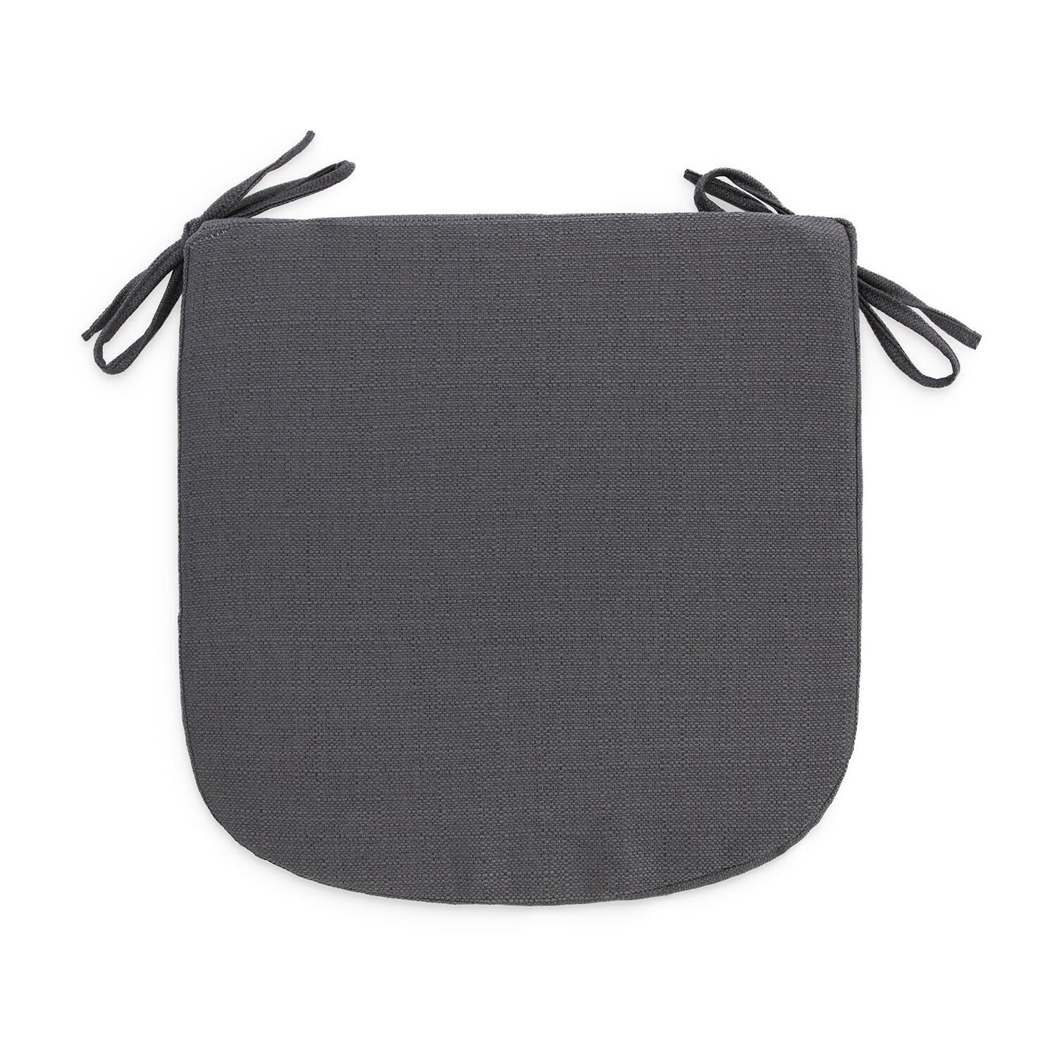 Woven Kitchen Seat Pad - Charcoal